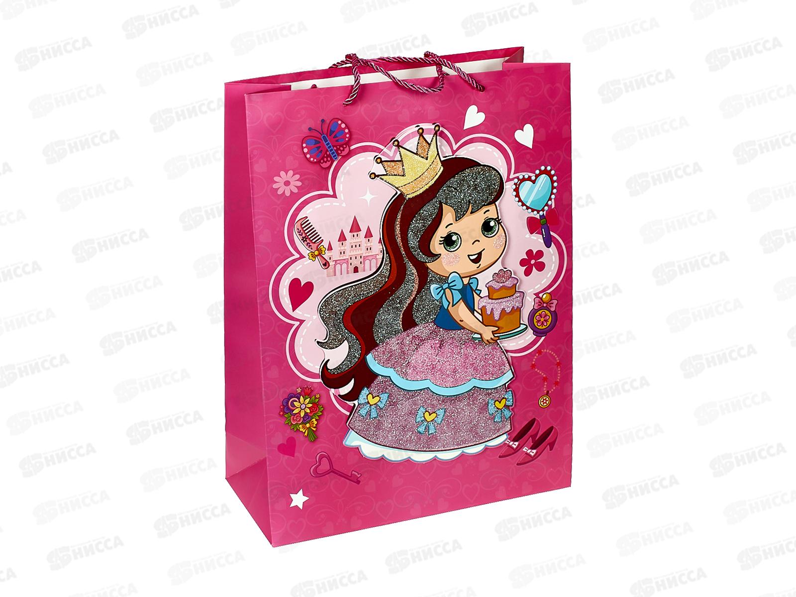 Пакет подарочный MI 31х42х12см Милая принцесса, ПКП-9276 *12