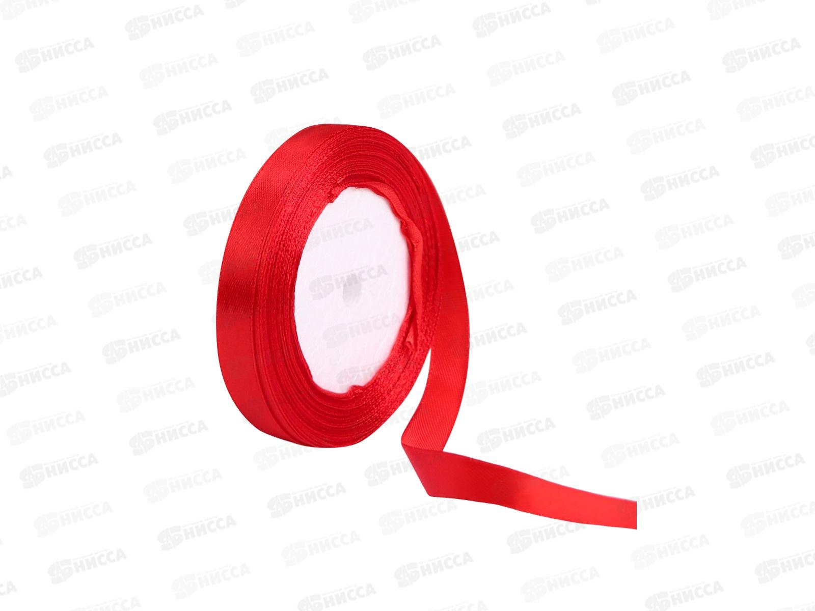 Лента упаковочная атласн MI Классика 12см х 22м красн ЛБ-5604