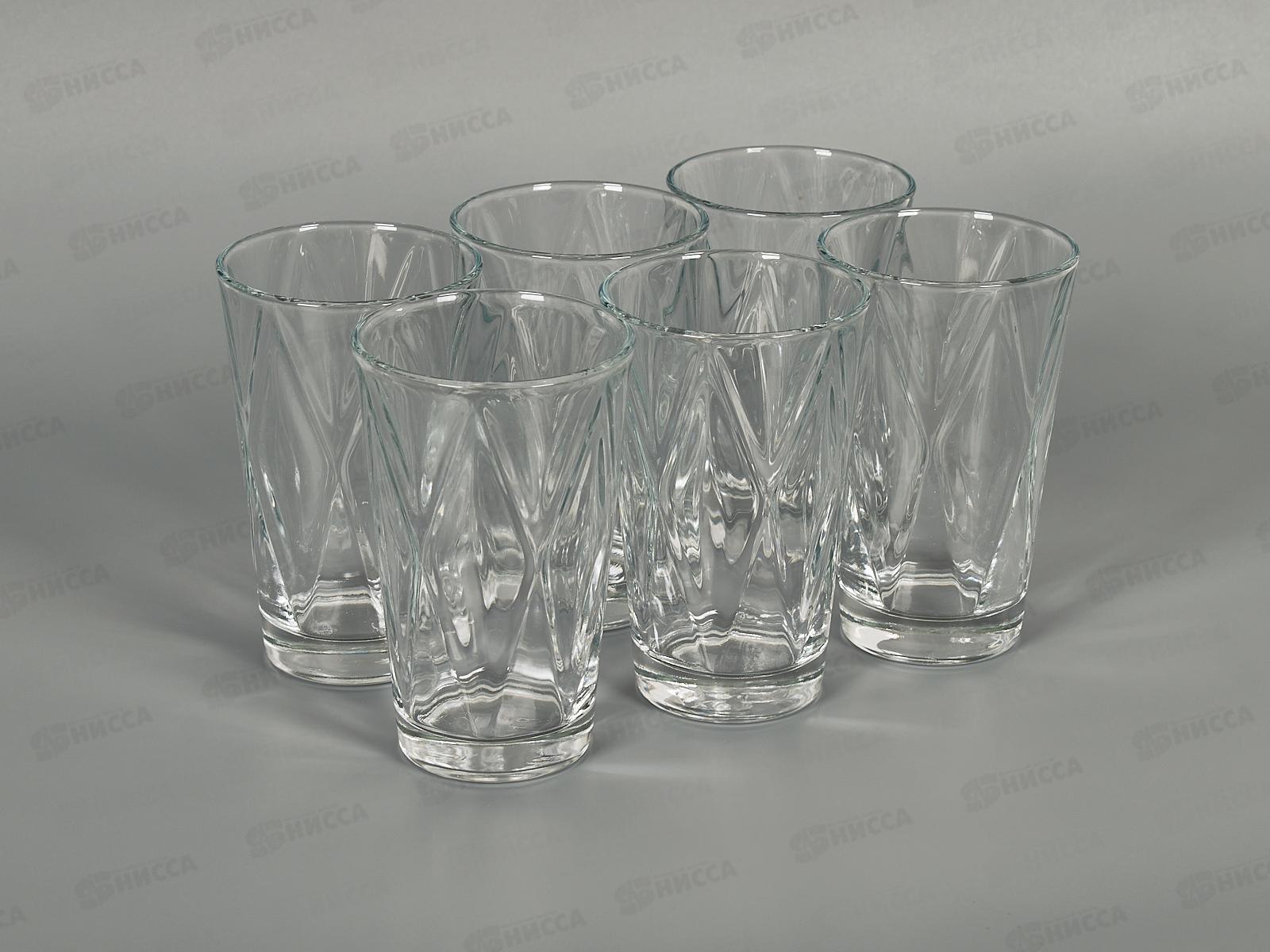 Набор стаканов 6шт AQUA, емк. 270мл, 1107