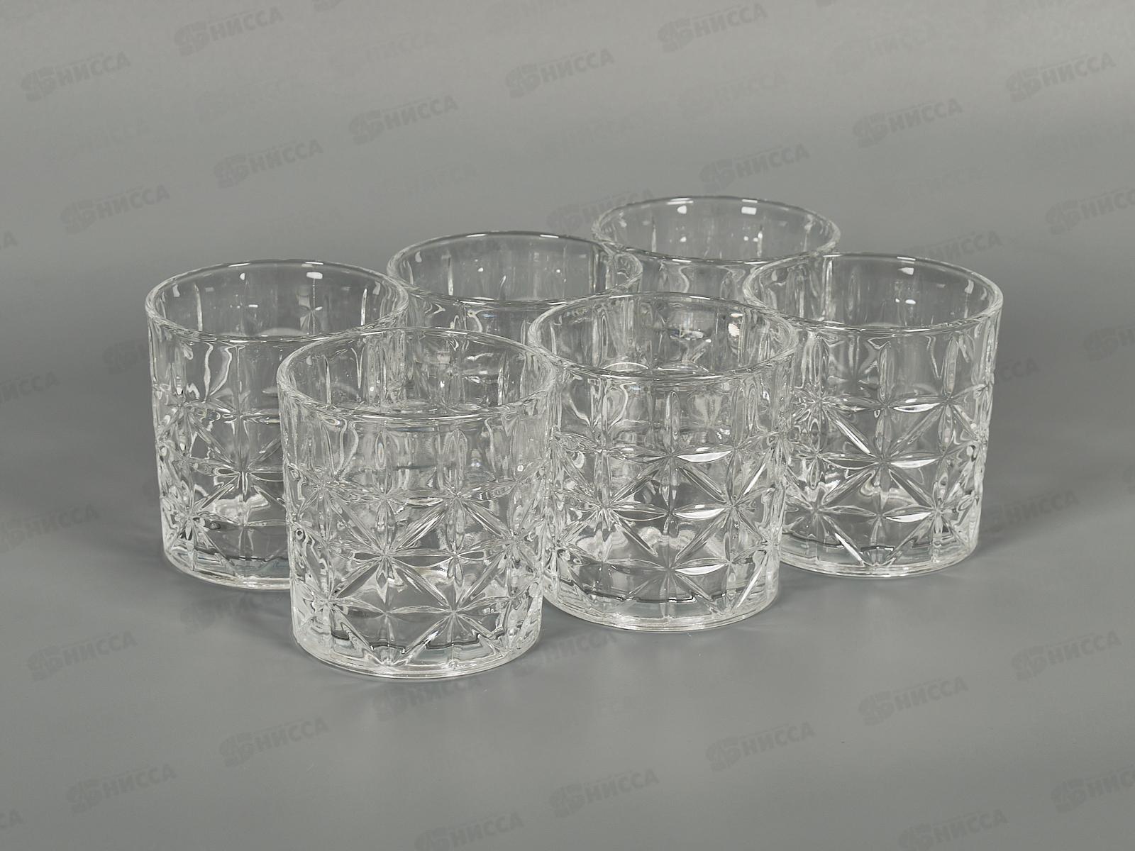 Набор стаканов 6шт FLOWER, емк. 265мл, 1150  *6