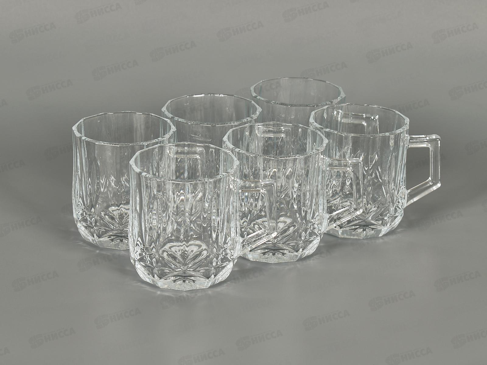 Набор кружек 6шт MARINA, емк. 200мл, 1411