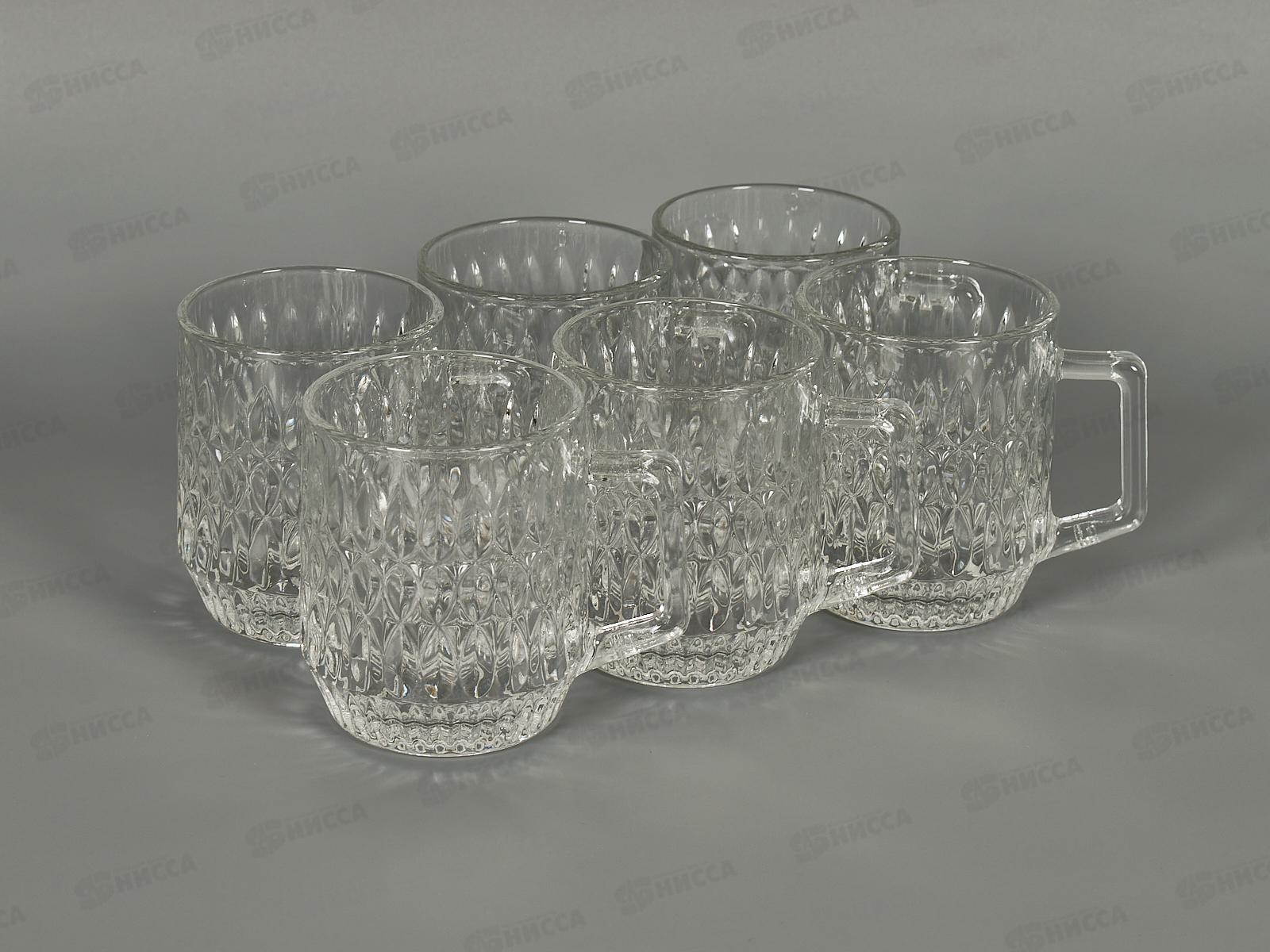 Набор кружек 6шт NANSI, емк. 200мл, 1412