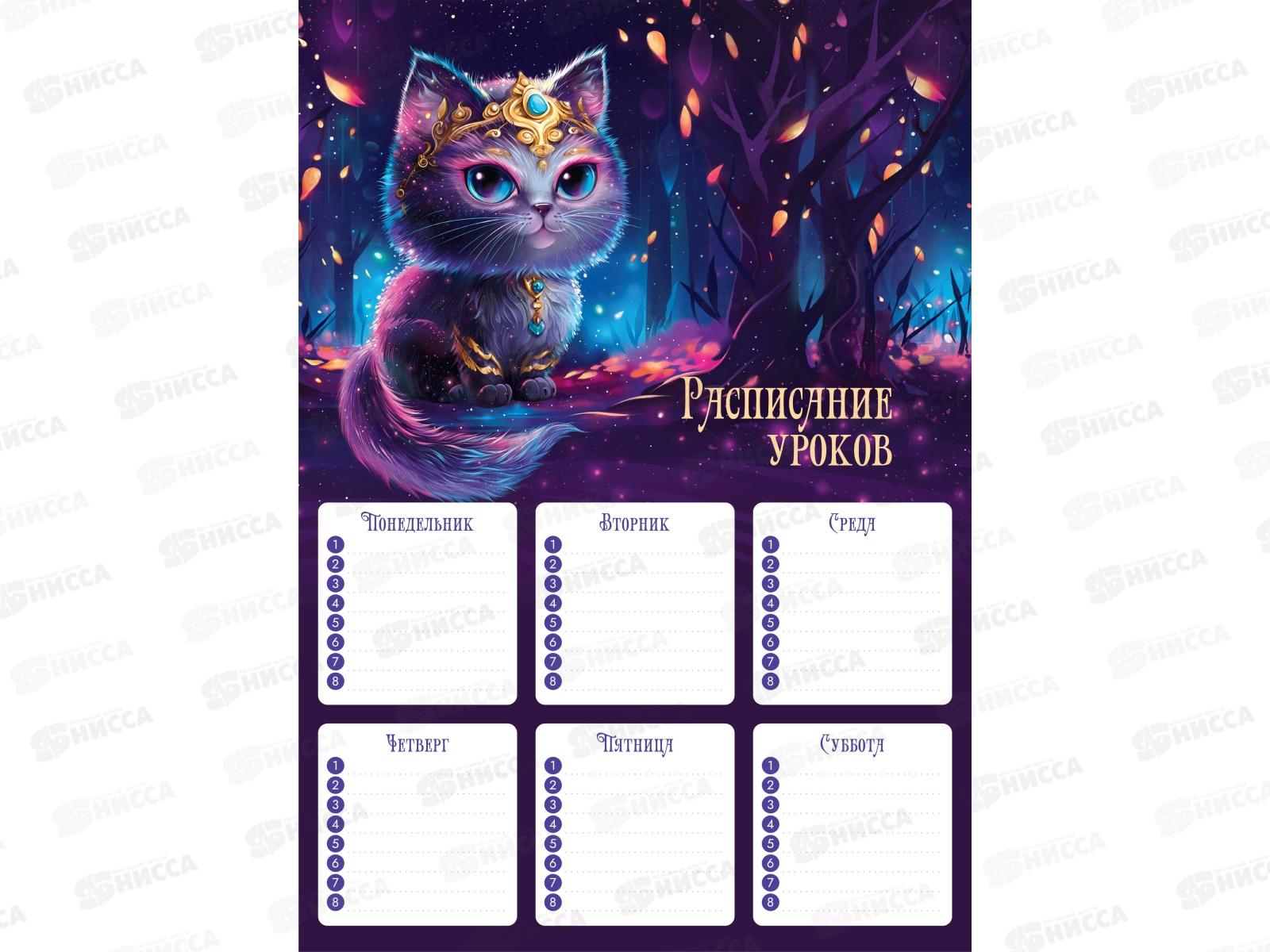 Расписание уроков А4 ФЕН Волшебный кот, 67656