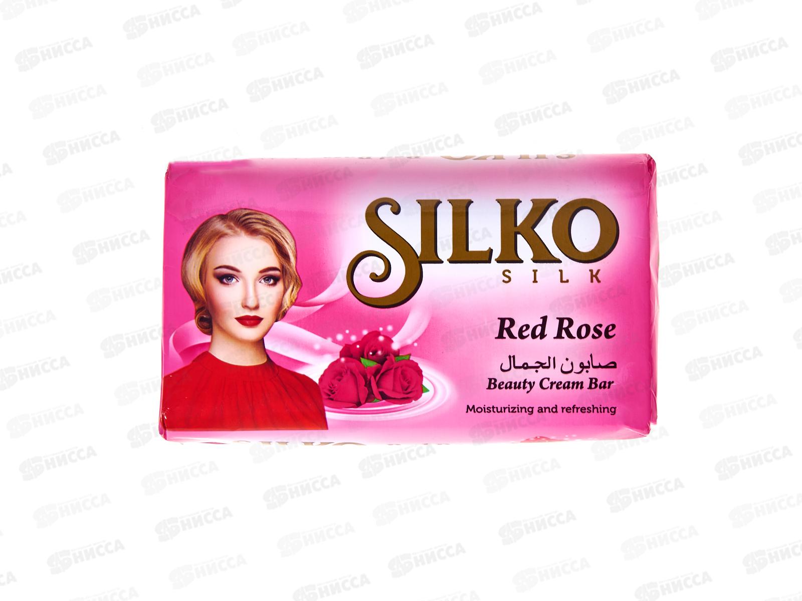 Silko Silk мыло Красная роза 140гр *48