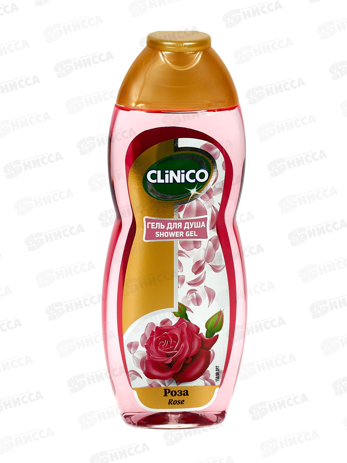 Clinico Гель для душа Роза 400мл *24