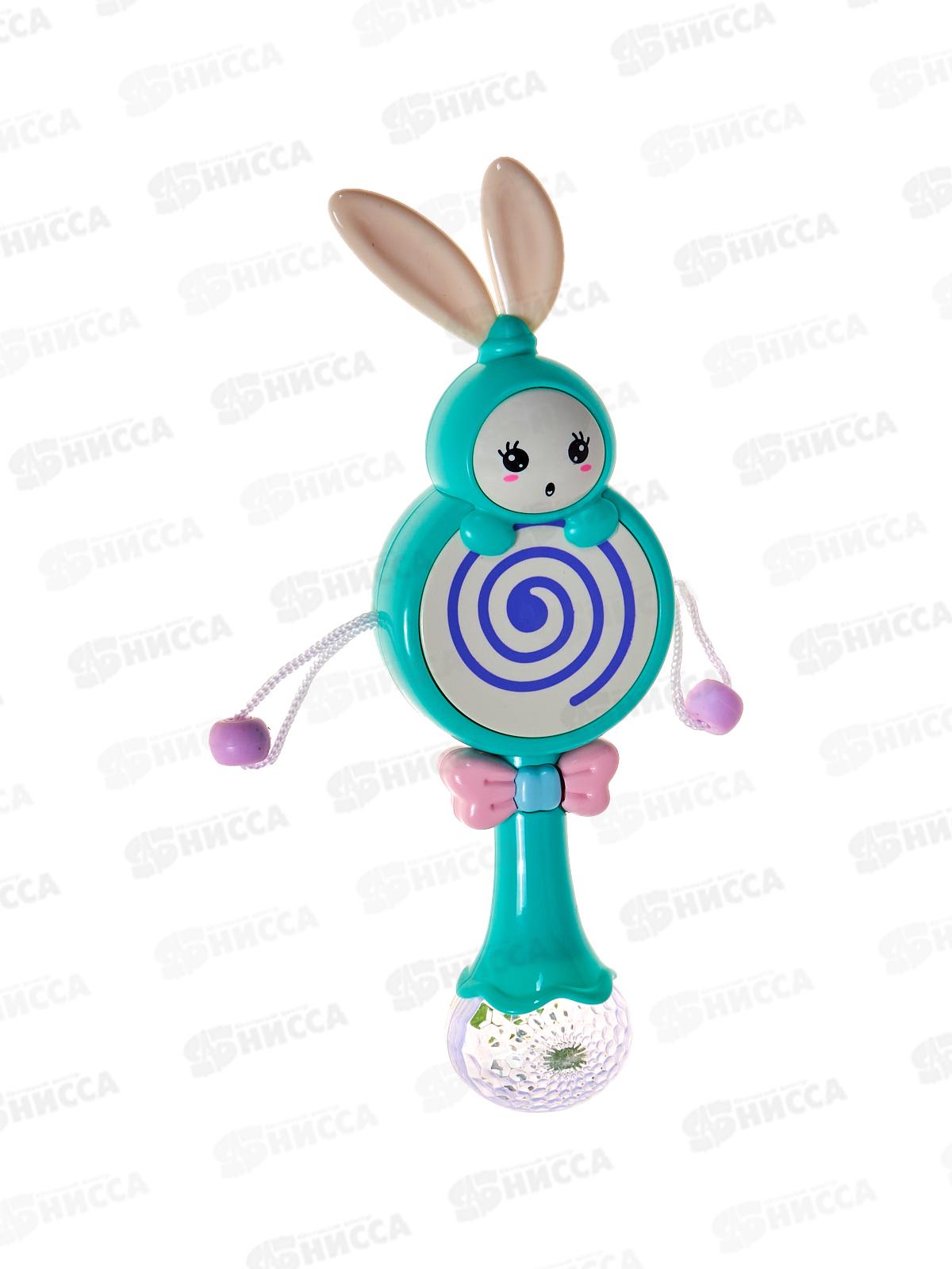 Погремушка &quotЗайка барабан&quot ушки микс 7523314