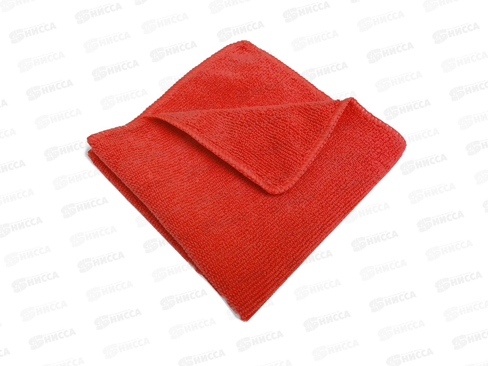 Салфетка микрофибра 220г/м 30*30 красная (1шт), IT-0645