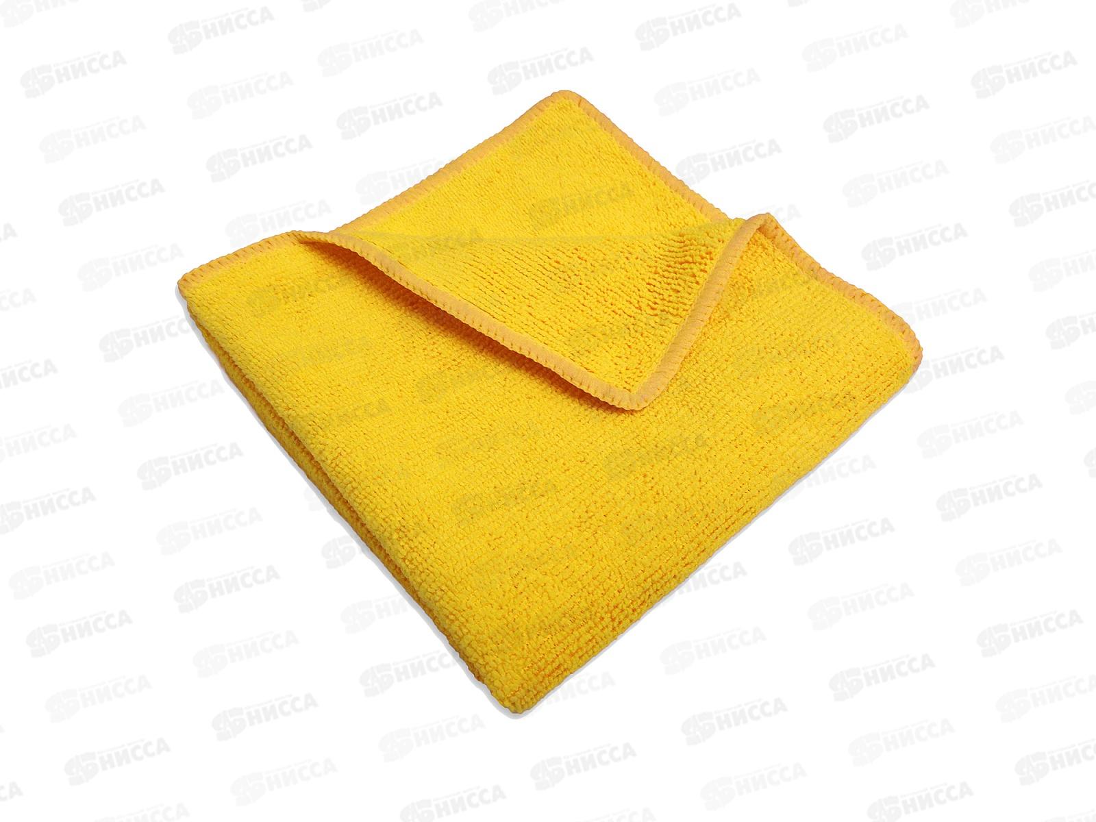 Салфетка микрофибра 220г/м 30*30 желтая (1шт), IT-0646