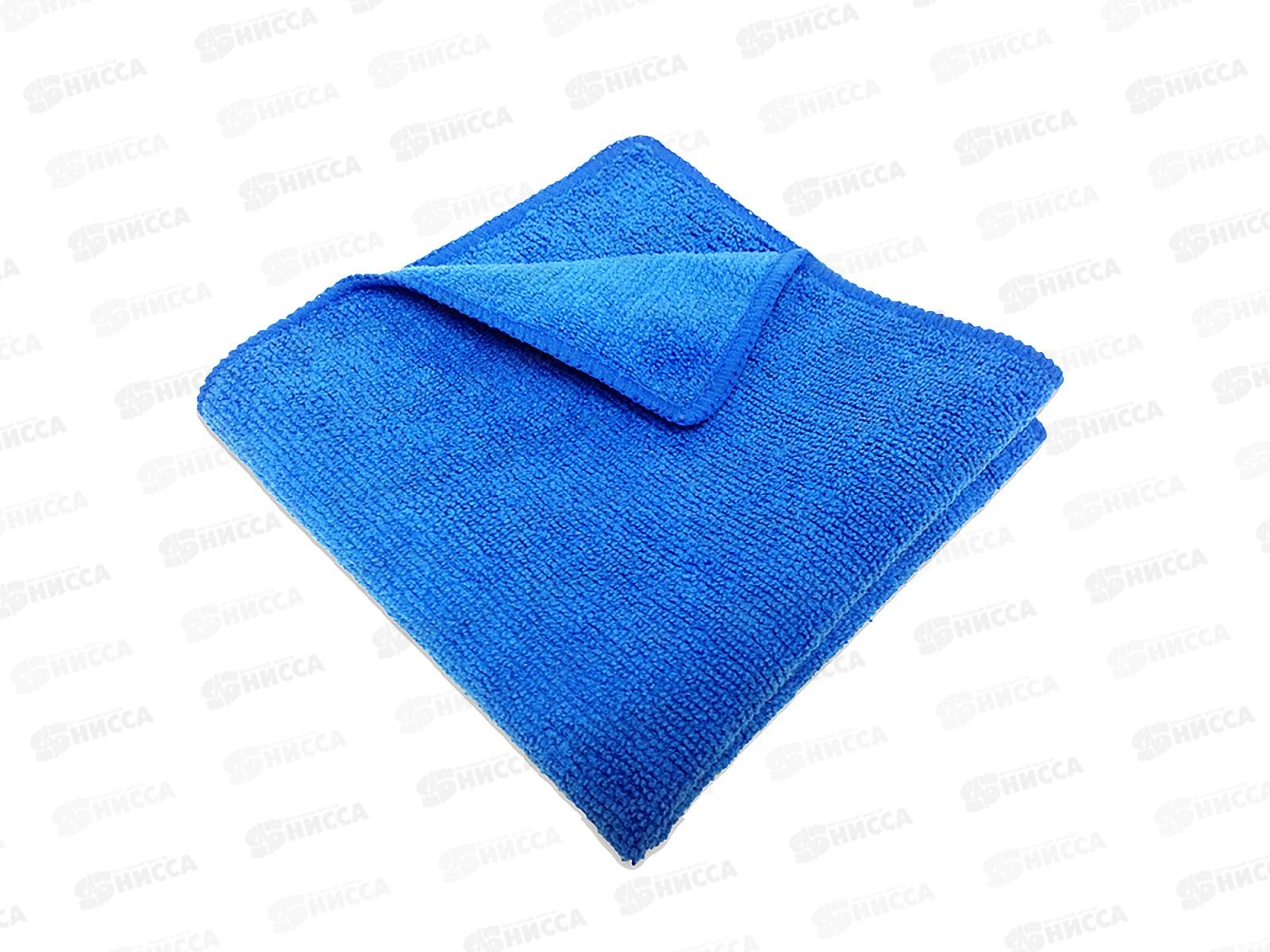 Салфетка микрофибра 220г/м 30*30 синяя (1шт), IT-0648