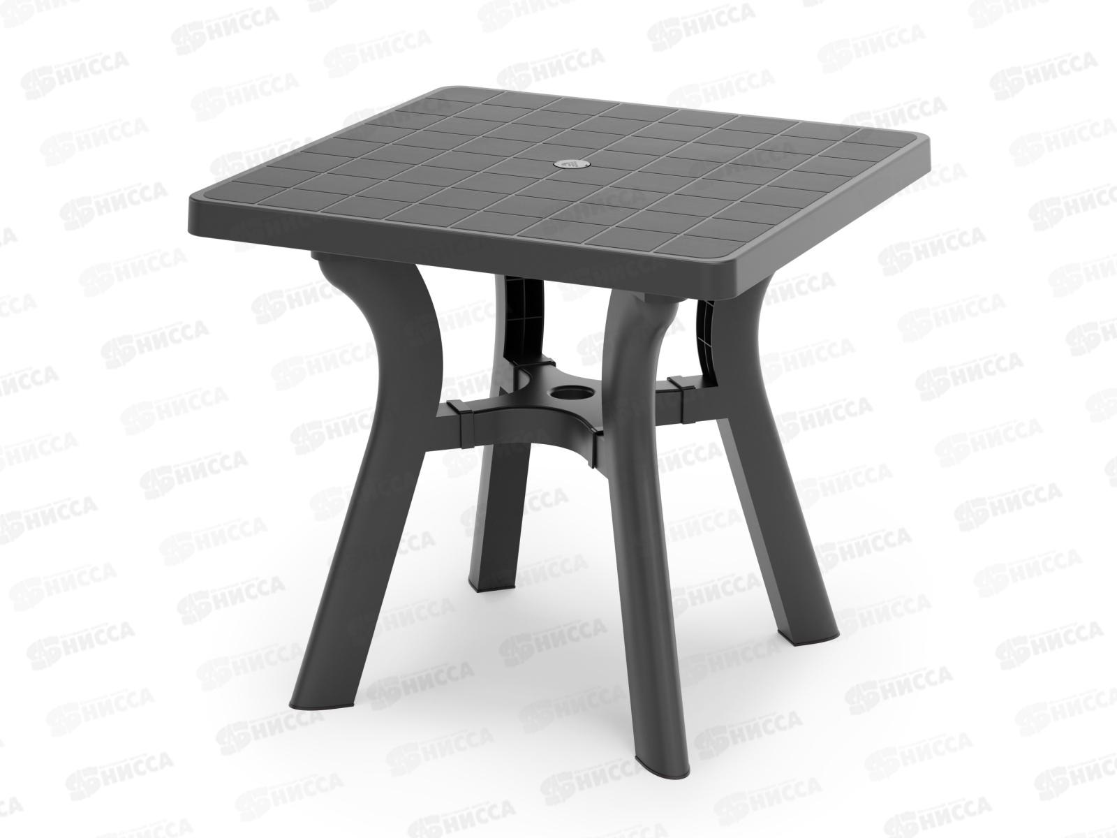 Стол &quotАтлант&quot квадратный 80см графит М8860 *1