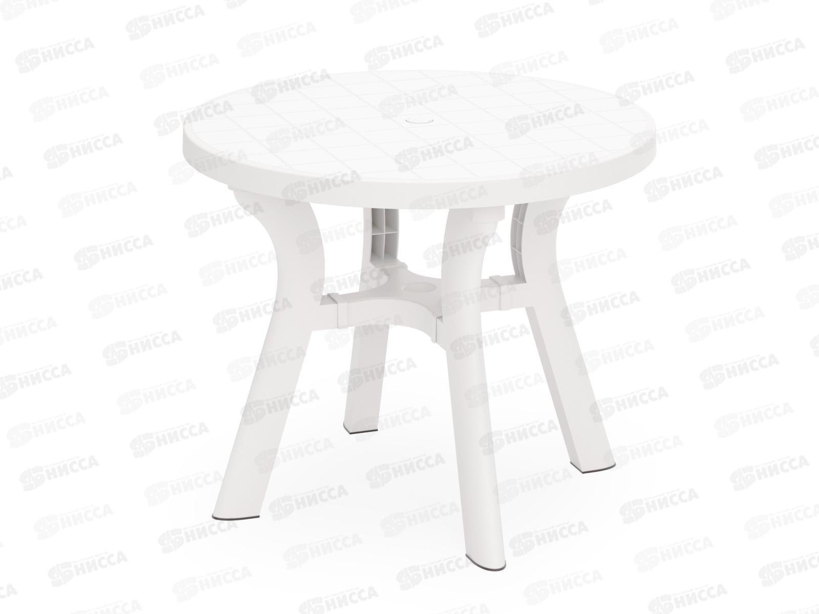 Стол &quotАтлант&quot круглый 90см белый М8819 *1