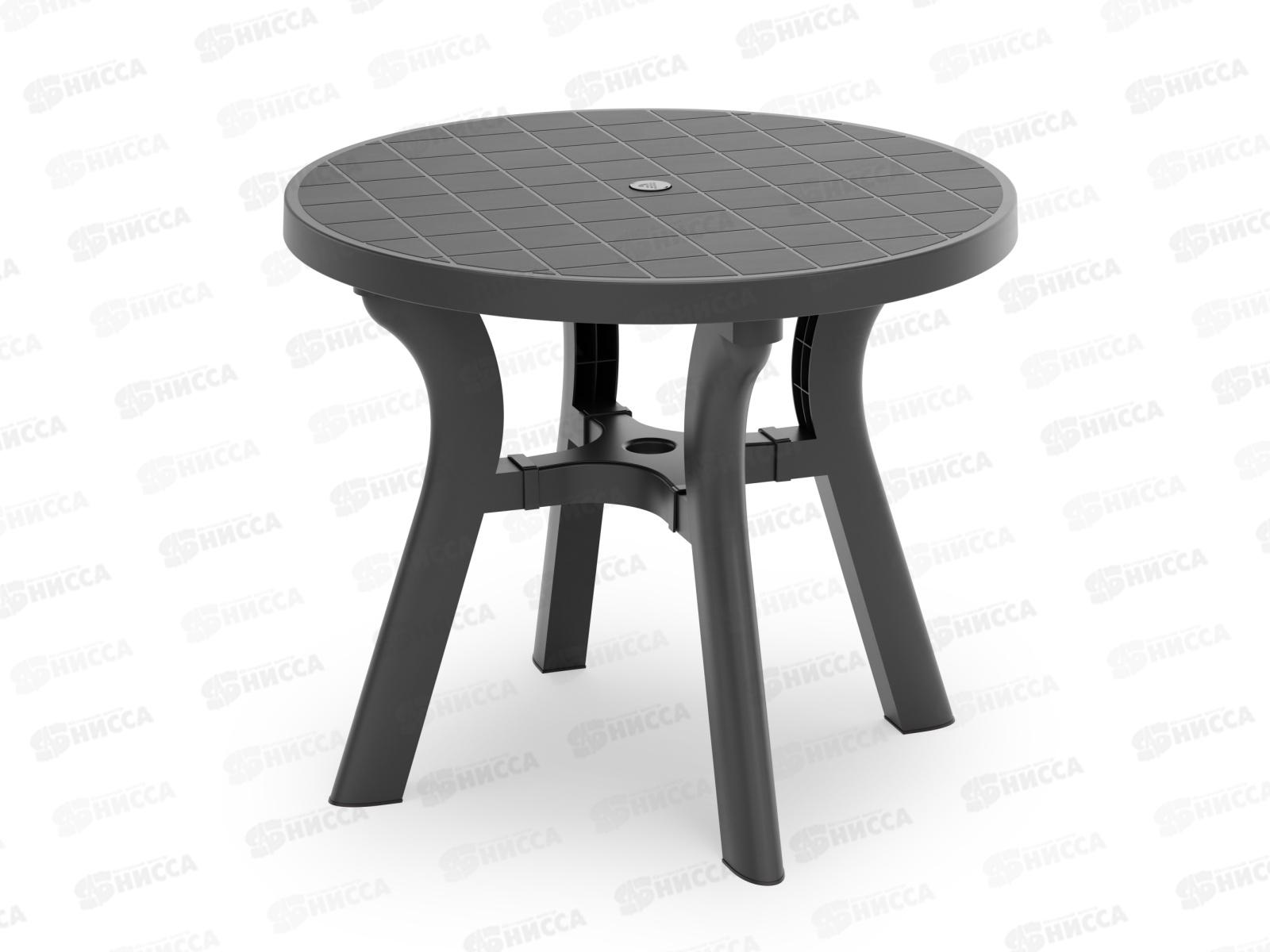 Стол &quotАтлант&quot круглый 90см графит М8820 *1