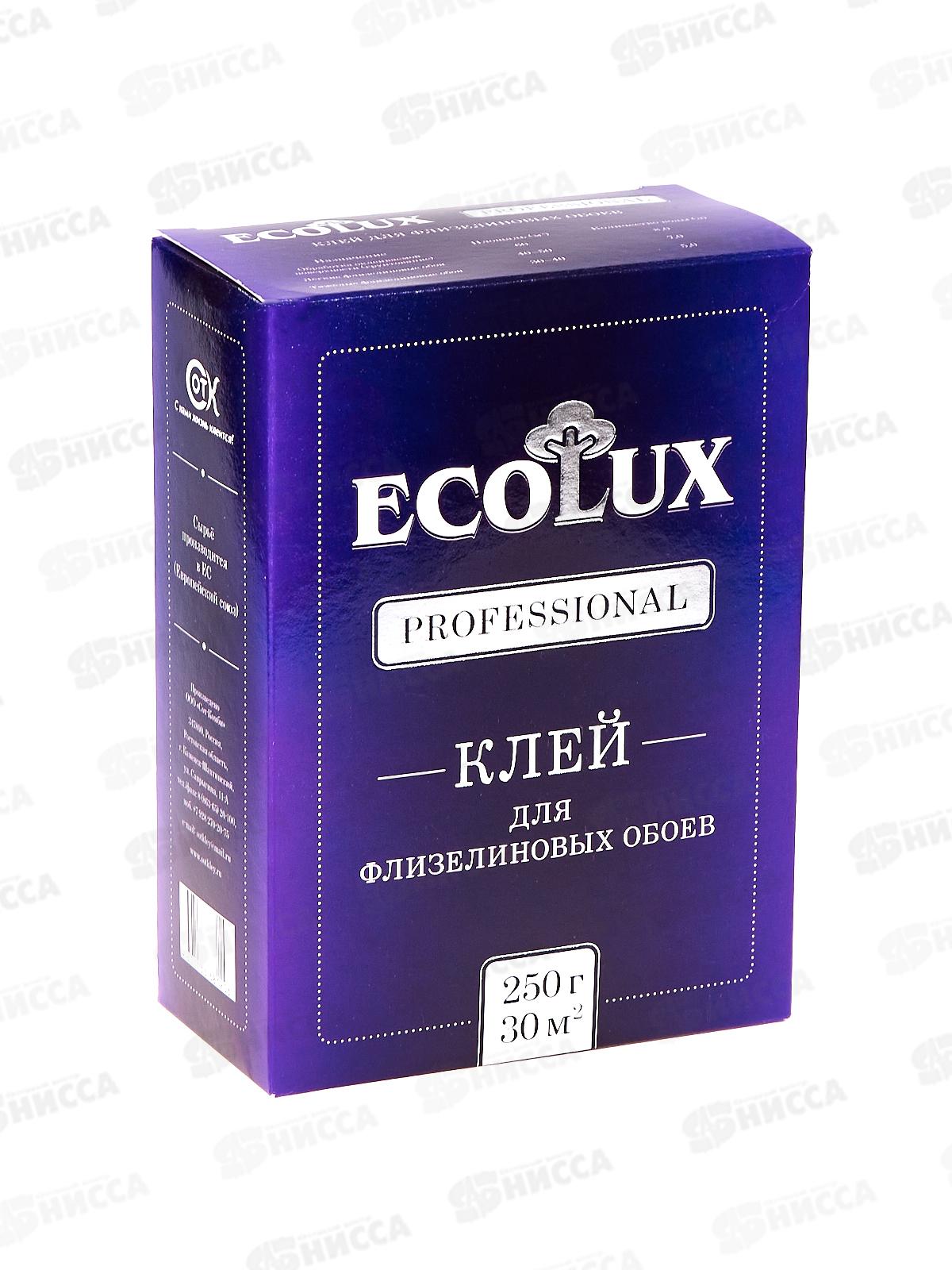 Клей ECOLUX professional флизелиновый 0,25кг обойн. *20