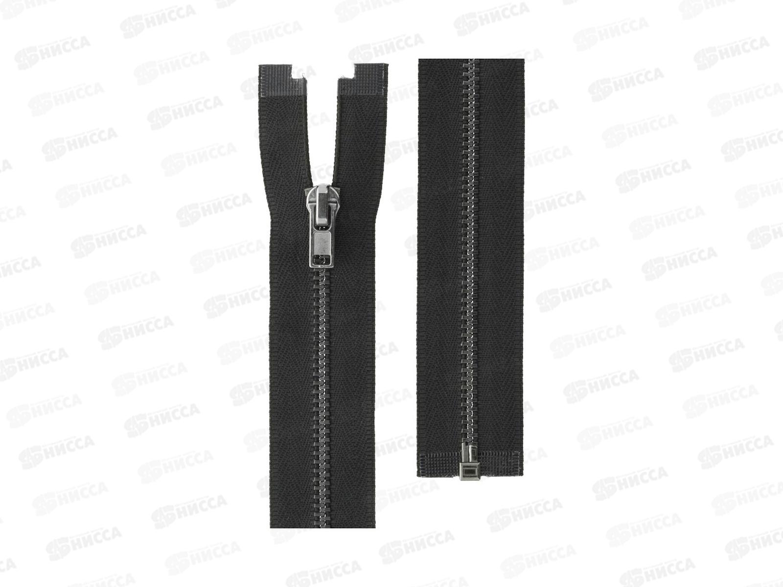 Молния Gamma Металл ZIP 3B однозамковая 60см Тип 3 разъёмная №310 черный