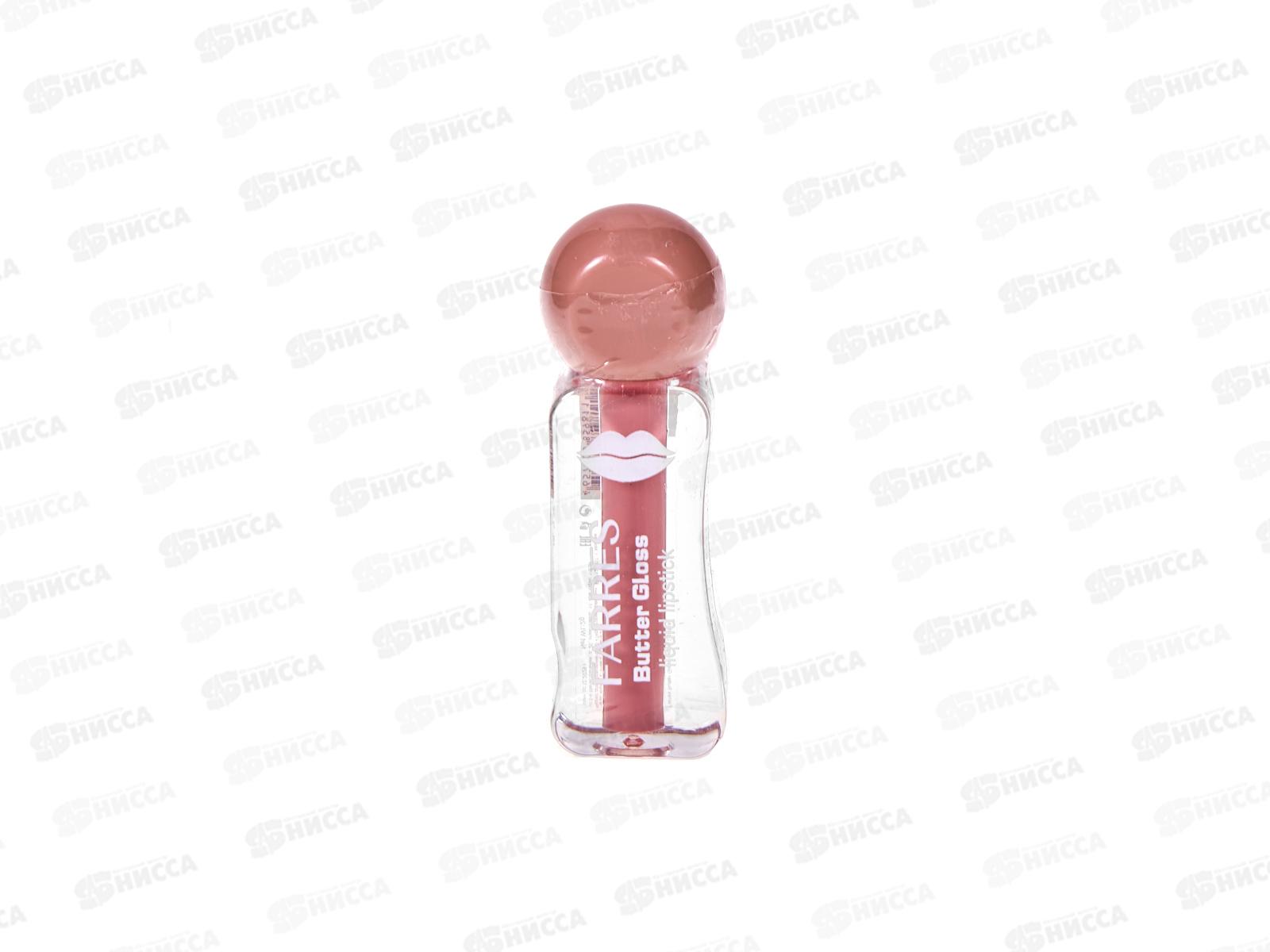 Farres Блеск для губ 7201-01 жидкая помада Розовый мармелад *12