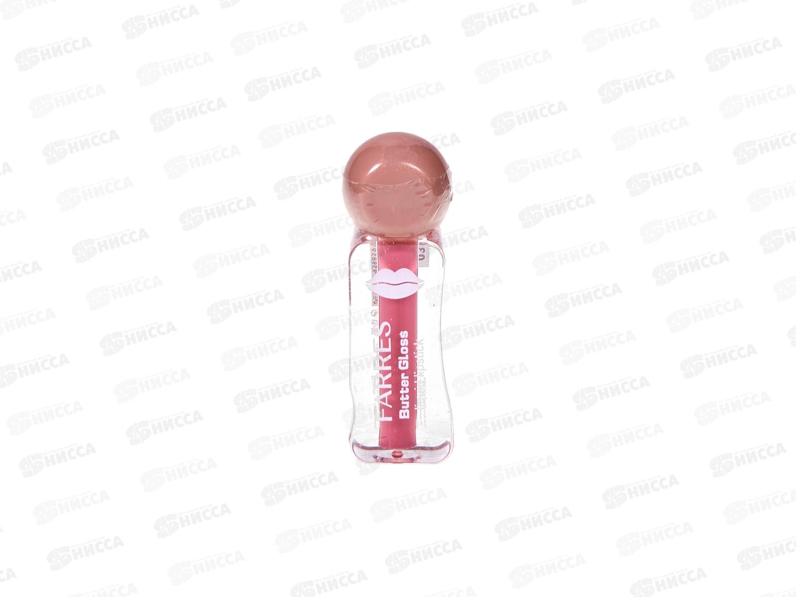 Farres Блеск для губ 7201-03 жидкая помада Клубничное сияние *12