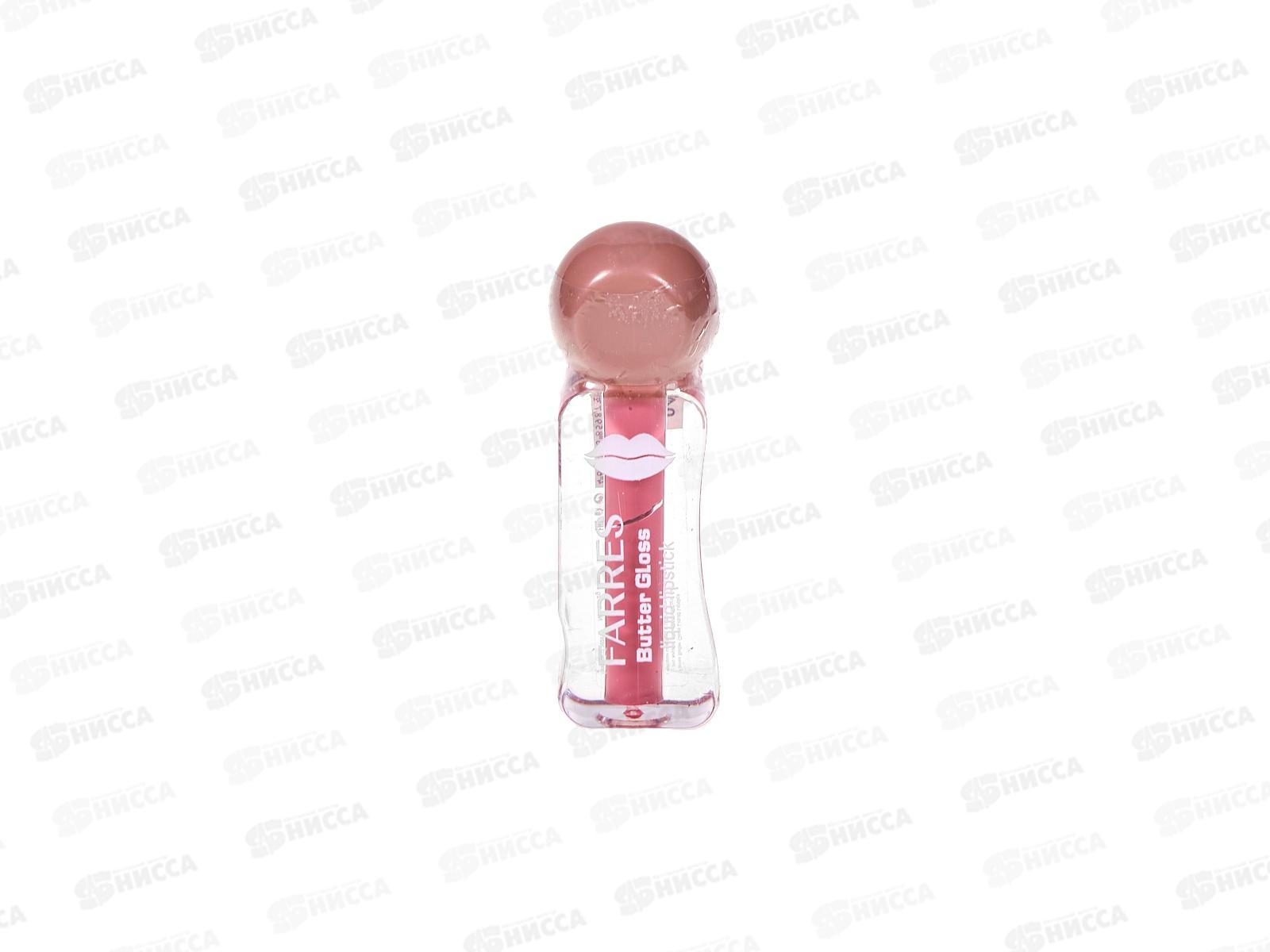 Farres Блеск для губ 7201-04 жидкая помада Розовый блик *12