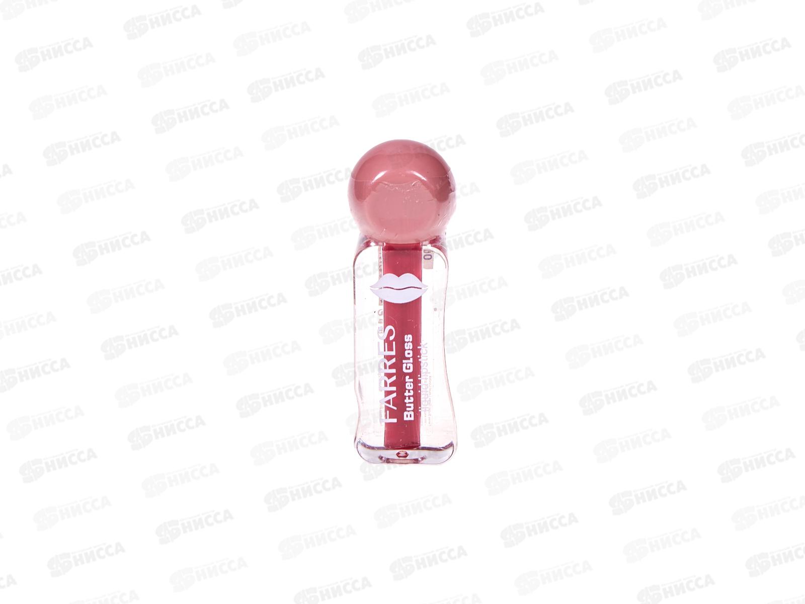 Farres Блеск для губ 7201-06 жидкая помада Насыщенно розовый *12