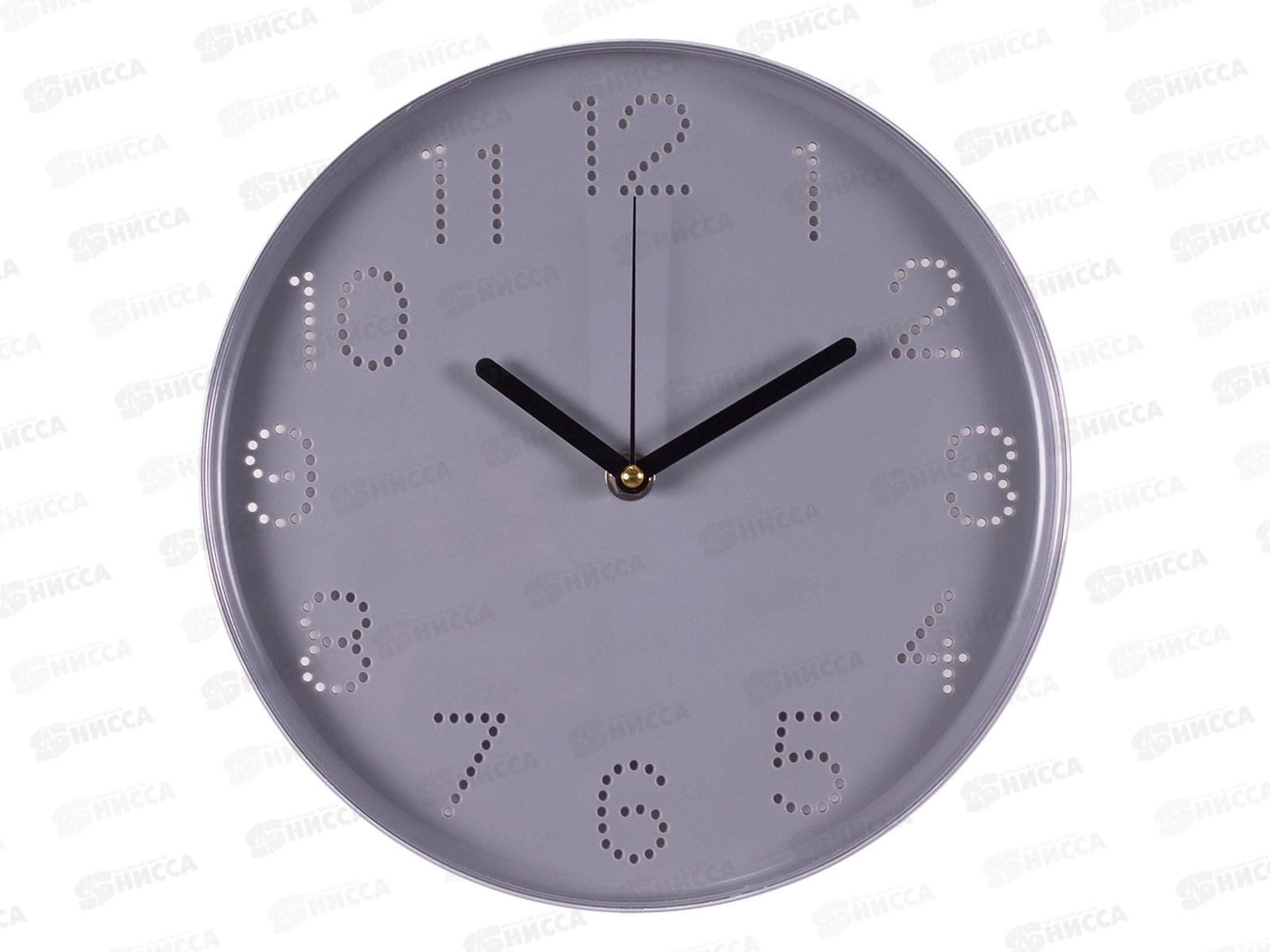 Часы &quot21 Век" 2520-002 "Классика"  Рубин d-25см корпус серый