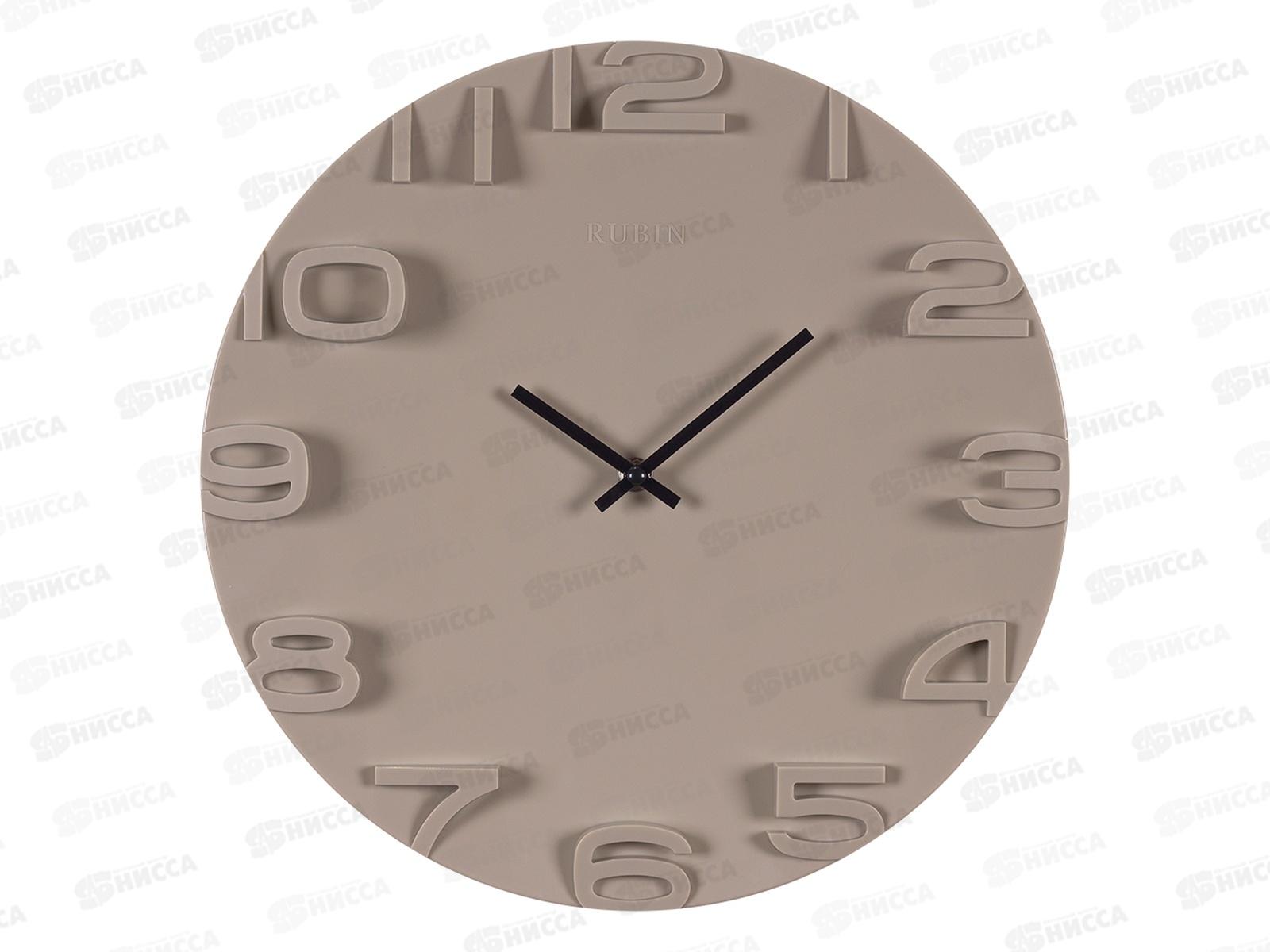 Часы &quot21 Век" 3431-001 (10) 34,5см Классика  хаки Рубин