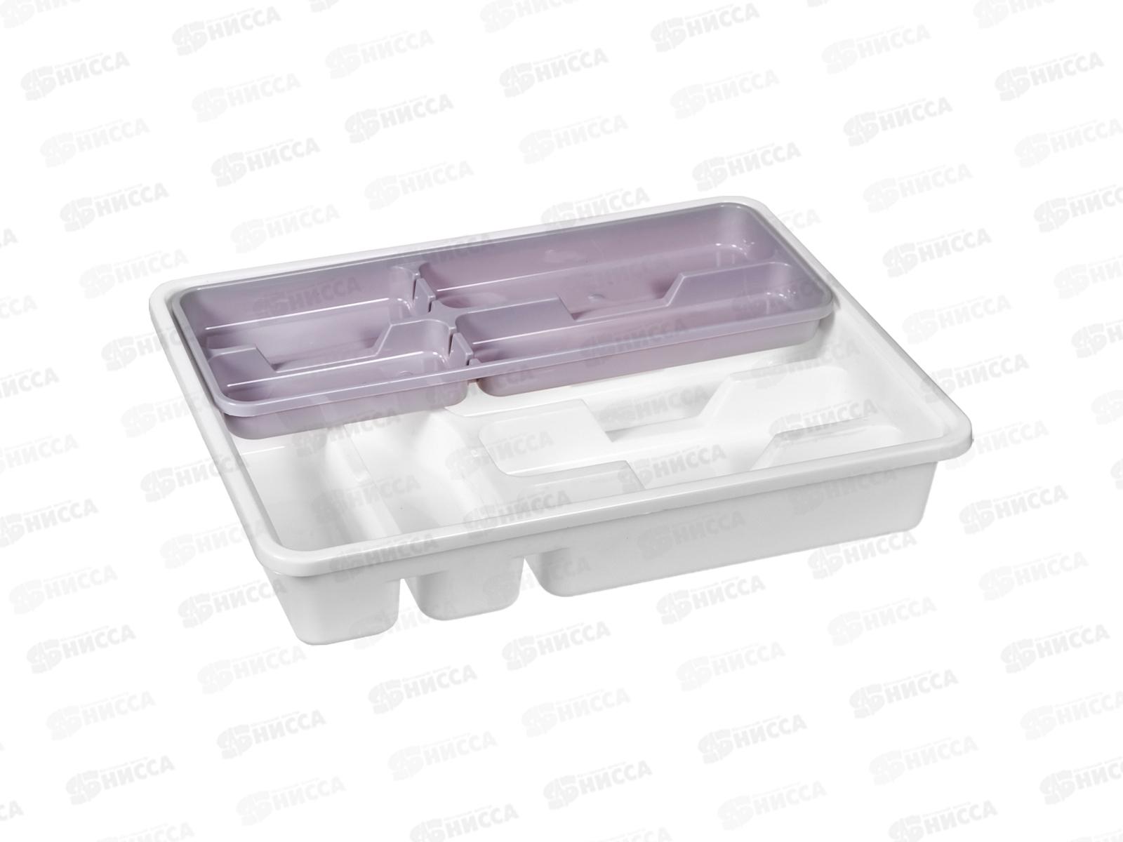 Лоток-вкладыш д/стол. приборов 2-х уров Смоки  М1146 *11