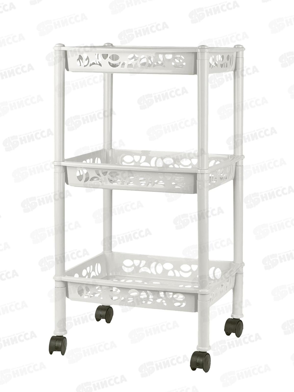 Этажерка  3-х секц. Keeplex на колесиках KL282612026