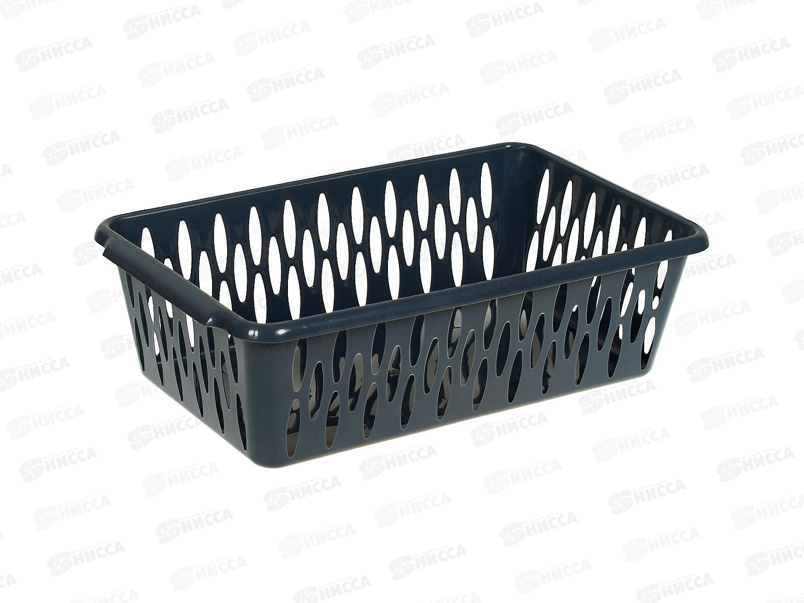 Корзинка Light S 24,2*14,5*7,1см косм серый KL201110026 *36