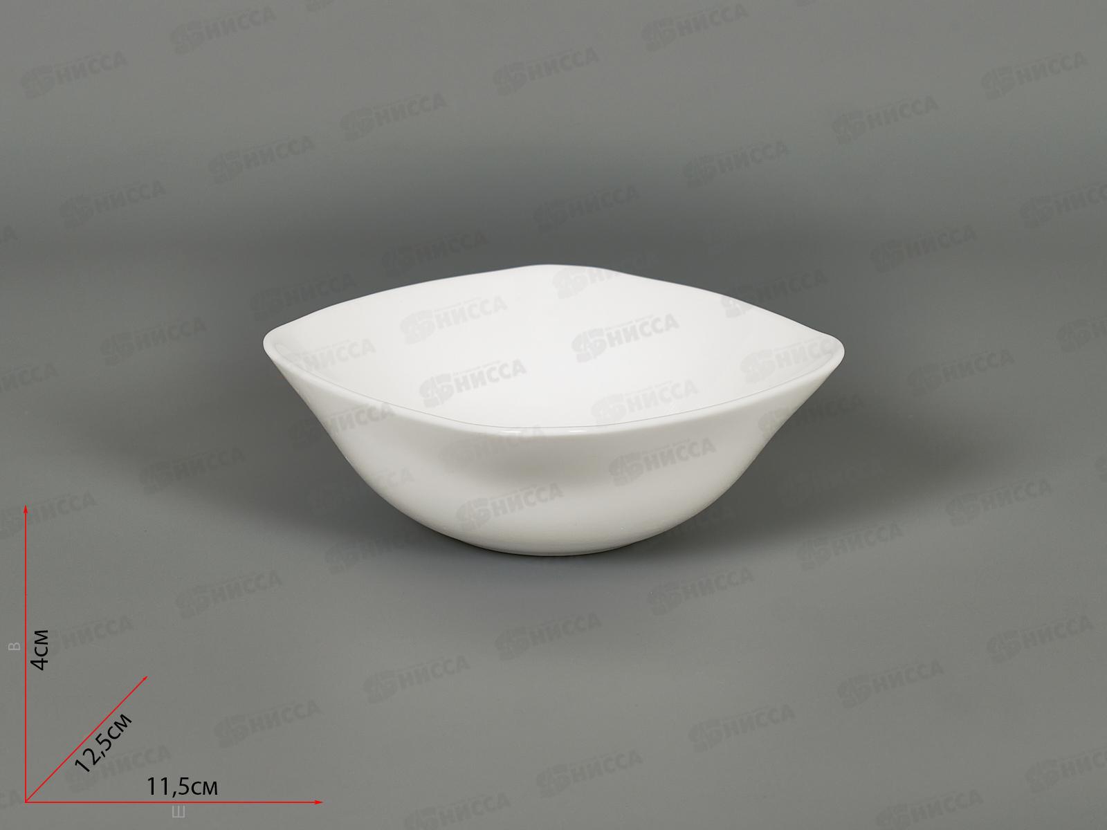 Салатник квадратный 11*11см 140мл белье 100б-скл5 *6/72