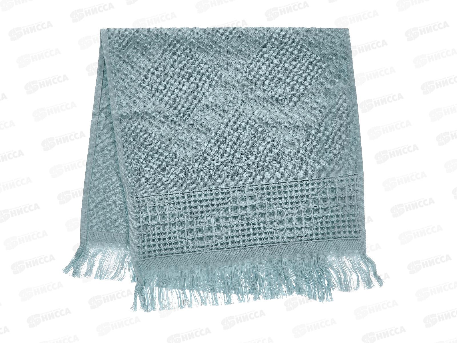 Полотенце махровое 30*60 LuxoR Криспи серо-голубой