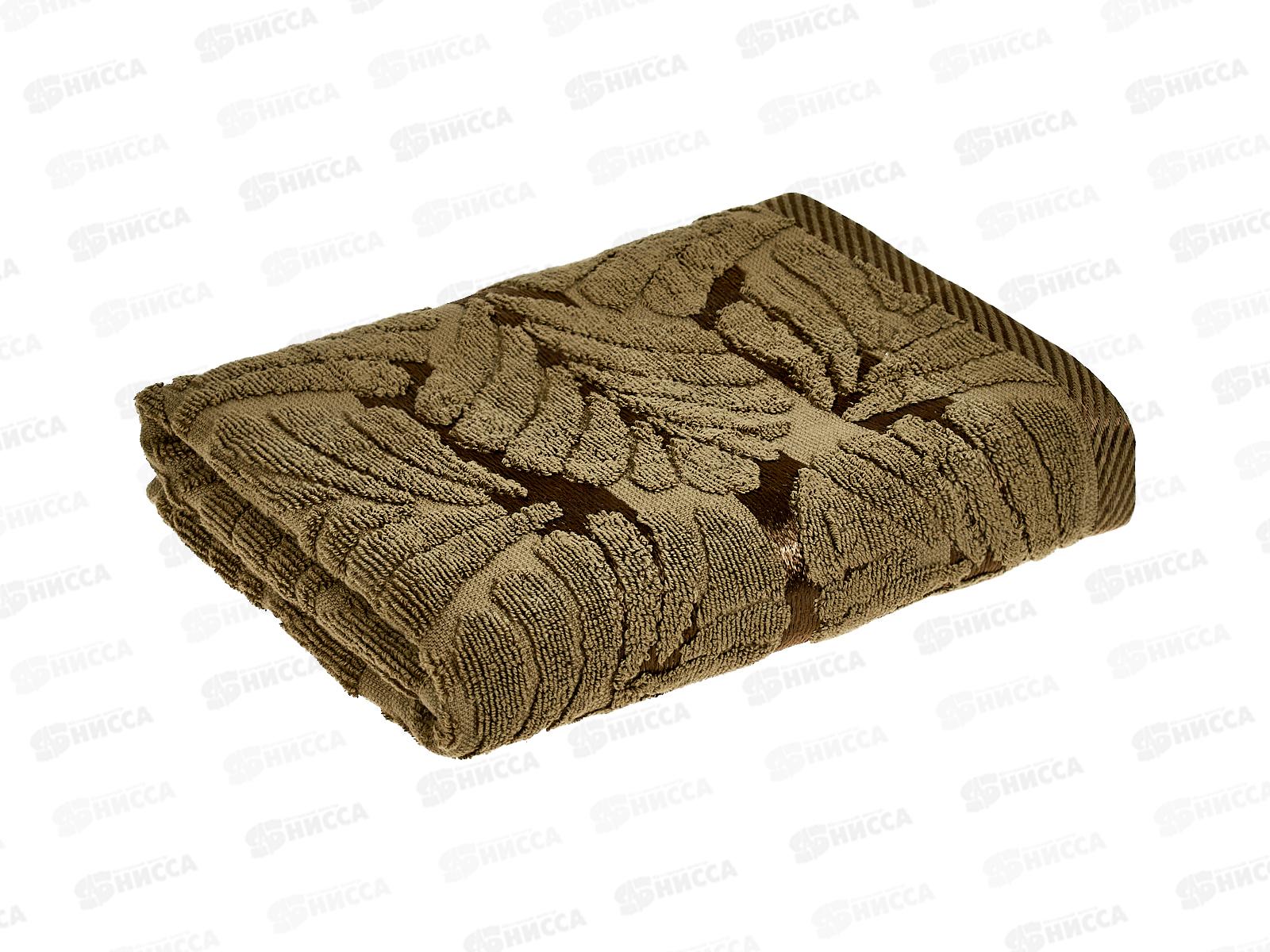 Полотенце махровое 50*90 LuxoR Флора капучино