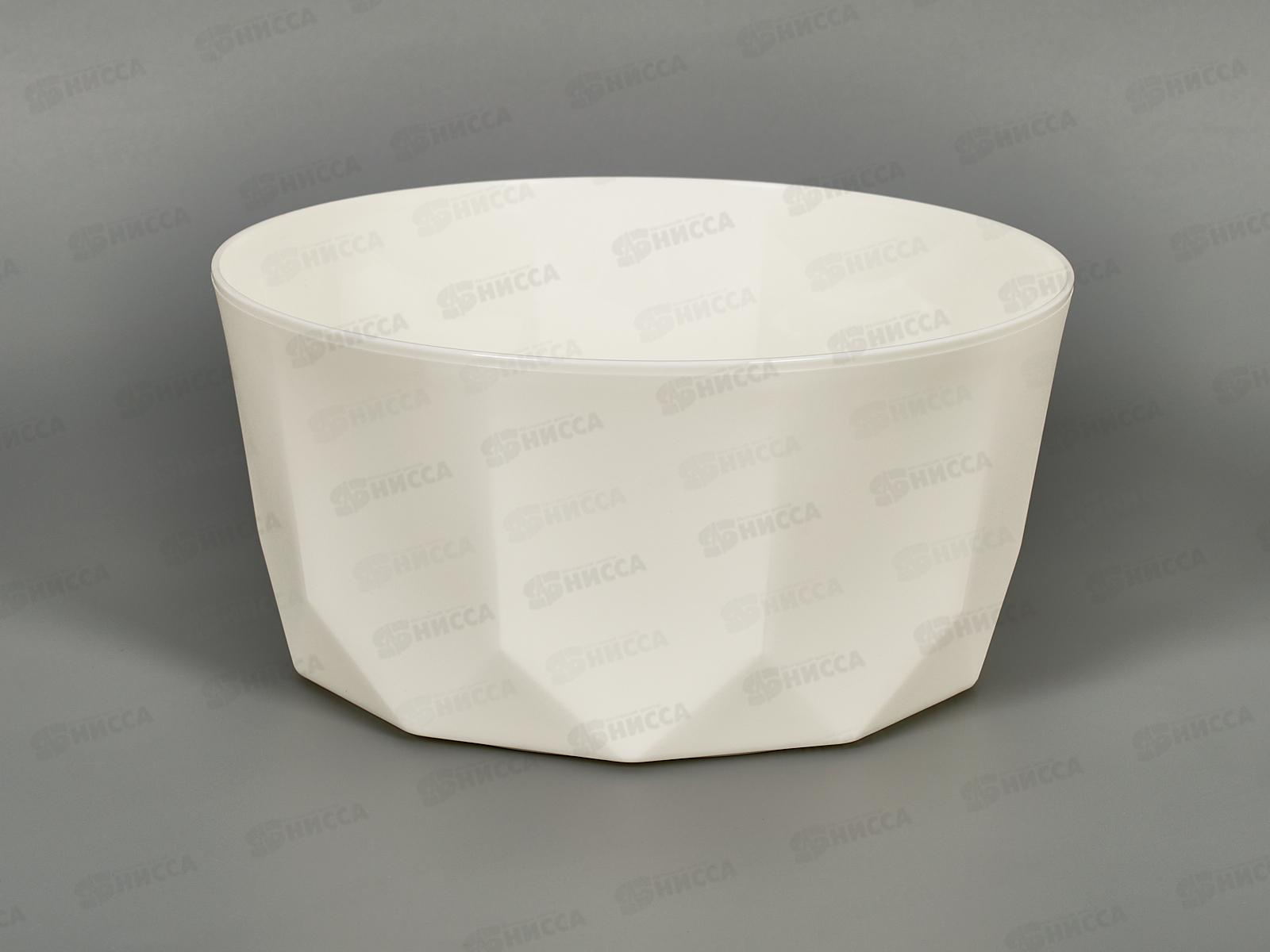 Салатник &quotPlast Team&quot 3,1л молочный туман РТ171110048 *16