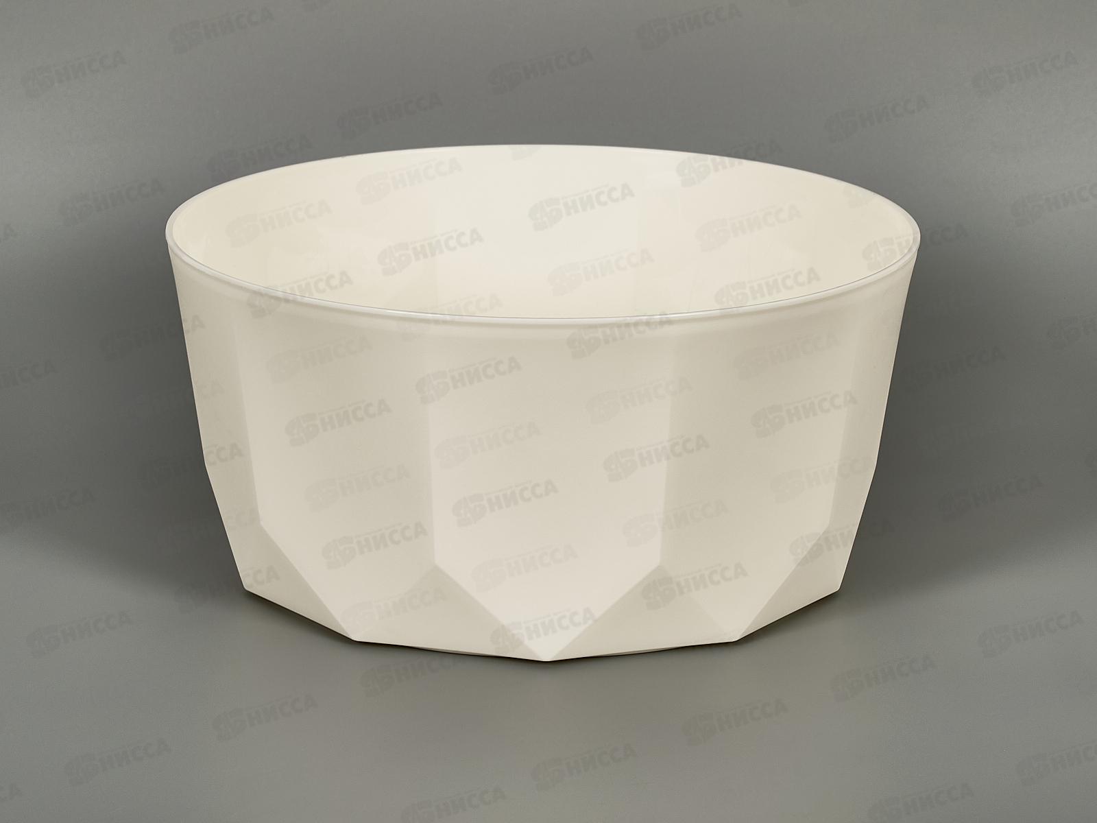 Салатник &quotPlast Team&quot 4,6л молочный туман РТ171210048 *11