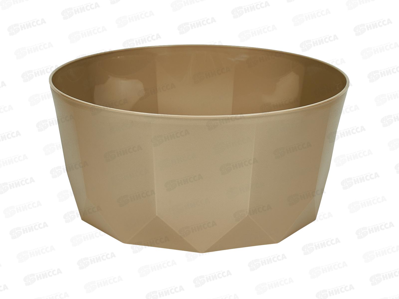 Салатник &quotPlast Team&quot 4,6л шок мокко РТ171210015 *11