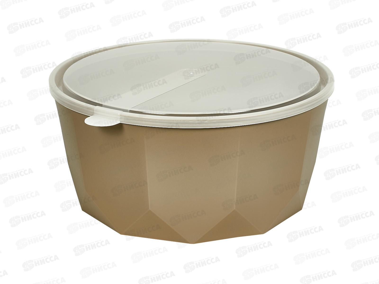 Салатник &quotPlast Team&quot 4,6л с/к шок мокко РТ171510015 *12