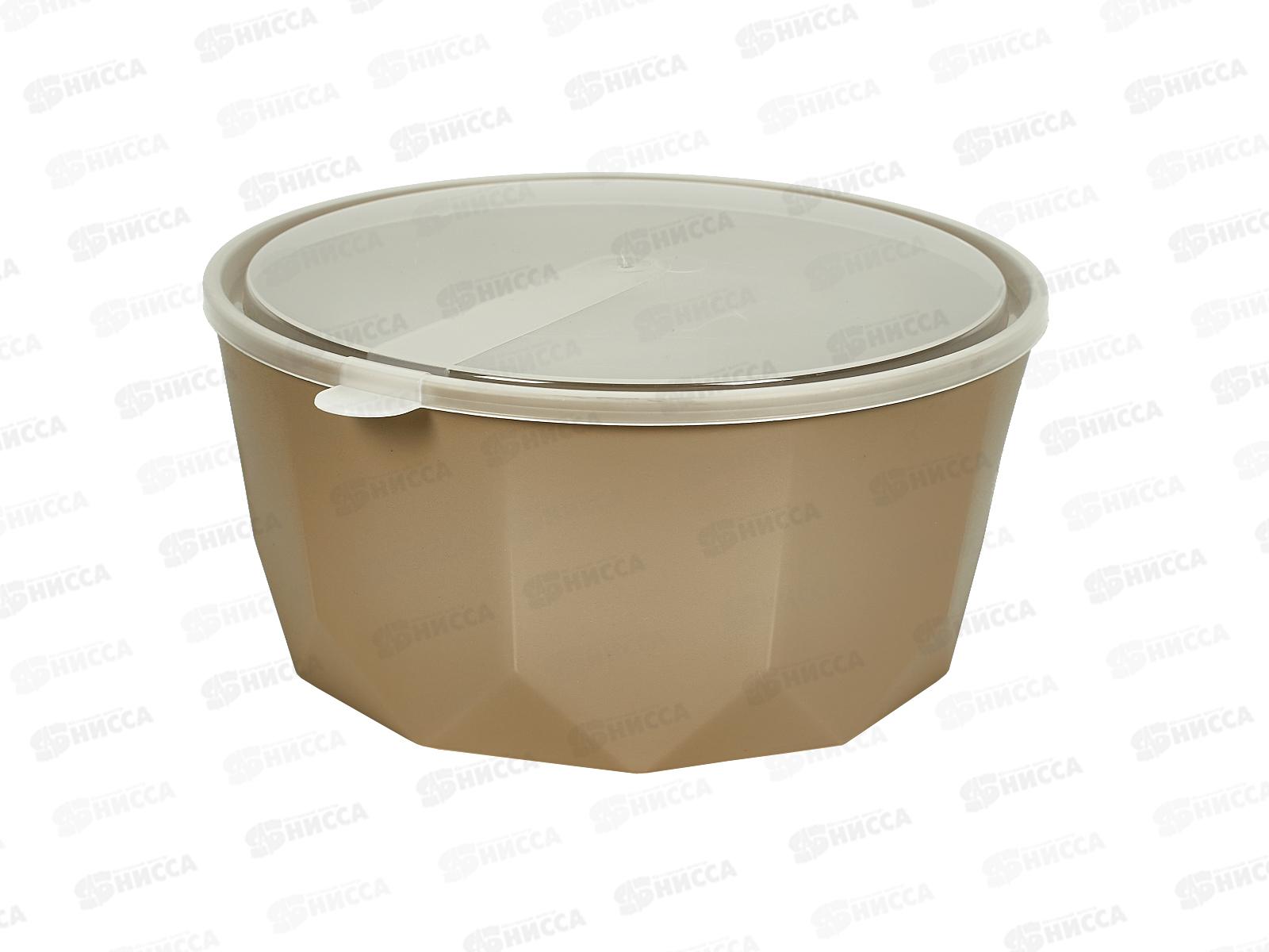 Салатник &quotPlast Team&quot 3,1л с/к шок мокко РТ171410015 *15