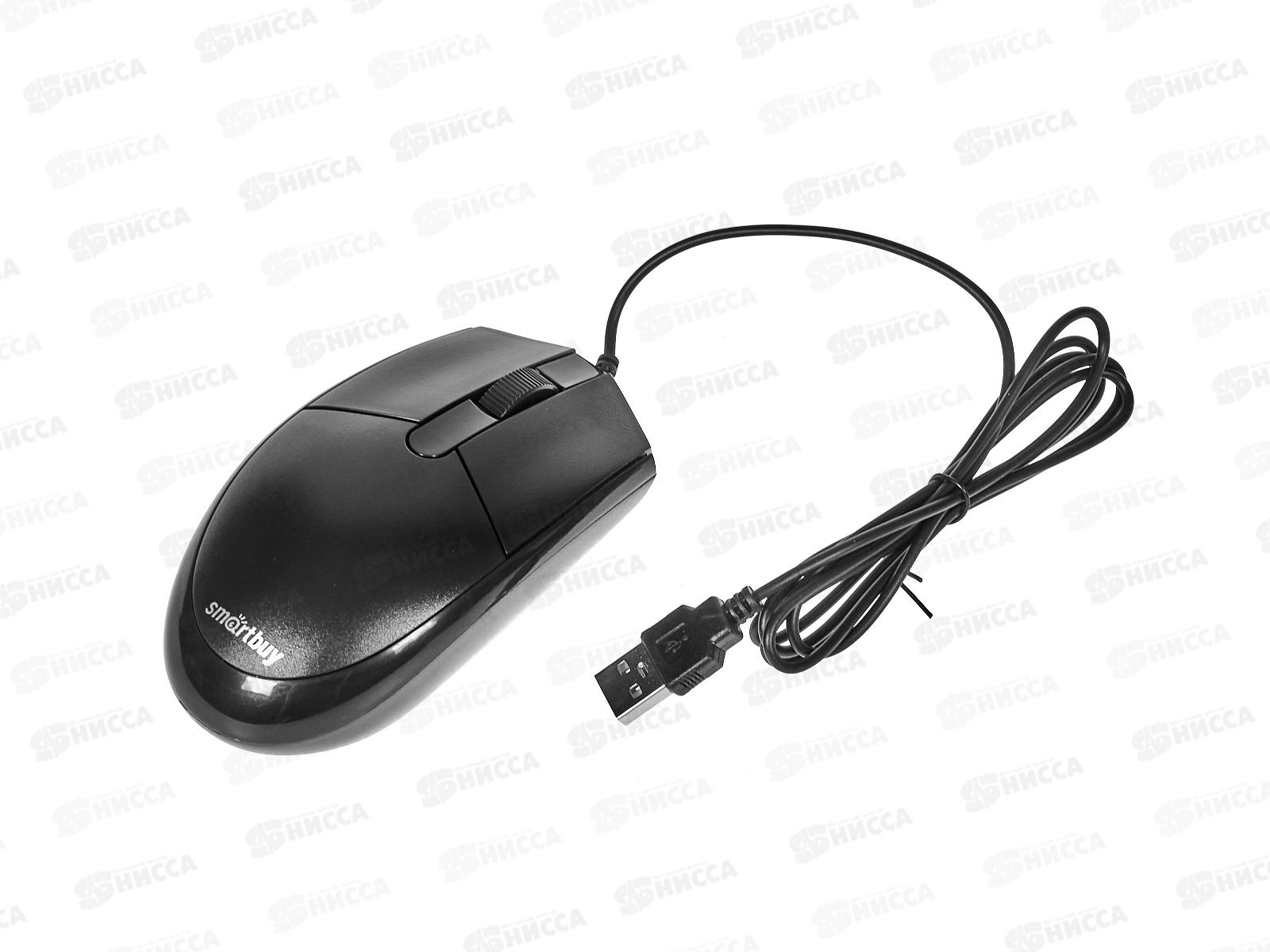Мышь SmartBuy ONE 212-K проводная, черн. (SBM-212-K) *100