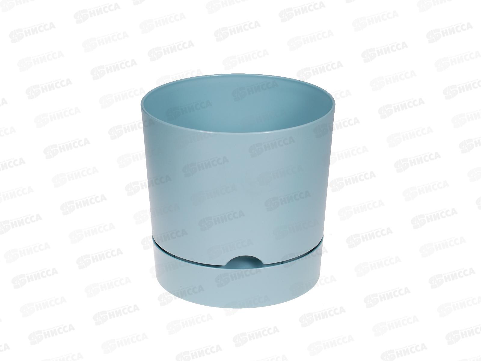 Горшок для цветов Гранд 3л Мята с поддоном, D17  *9