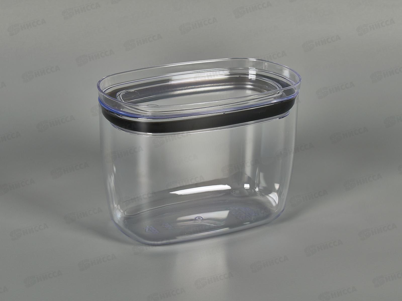 Емкость д/прод. &quotШайн&quot 0,8л Графитовый М1300 *9