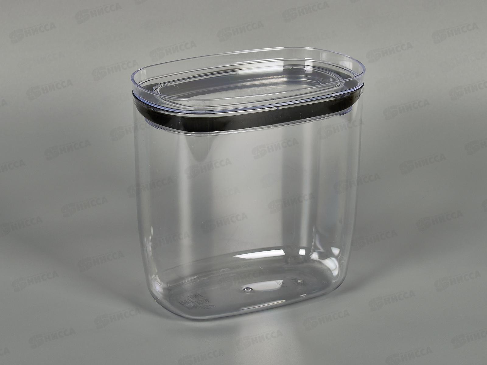 Емкость д/прод. "Шайн" 1,2л Графитовый М1301 *8