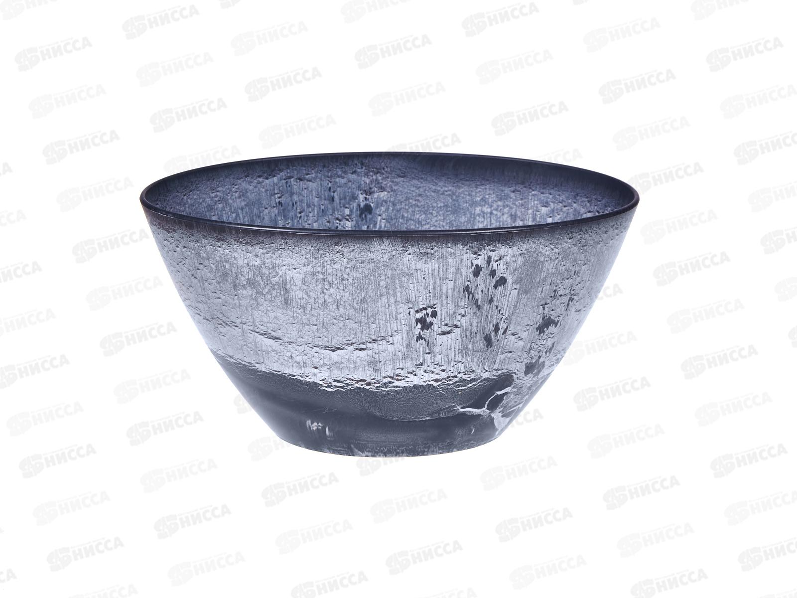 Кашпо "МИКРИТ" овал 1,4л Серый слайн М3108 *16