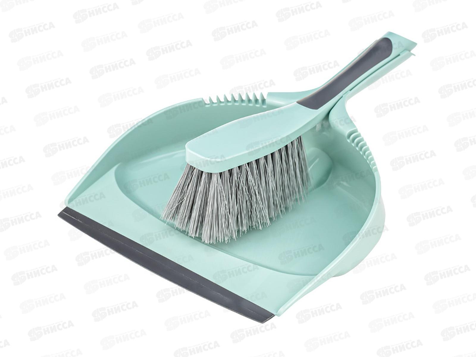 Щетка-сметка и совок ДУЭТ Морская волна М5176 *12