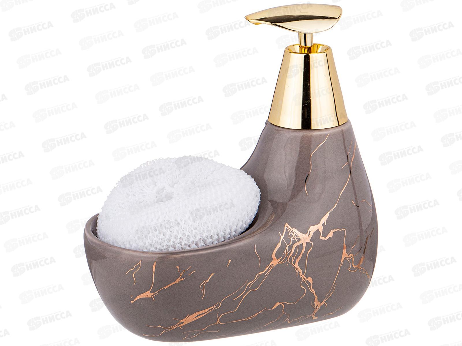 Дозатор для моющего средства Fantasy 350мл+губка 755-227 *12