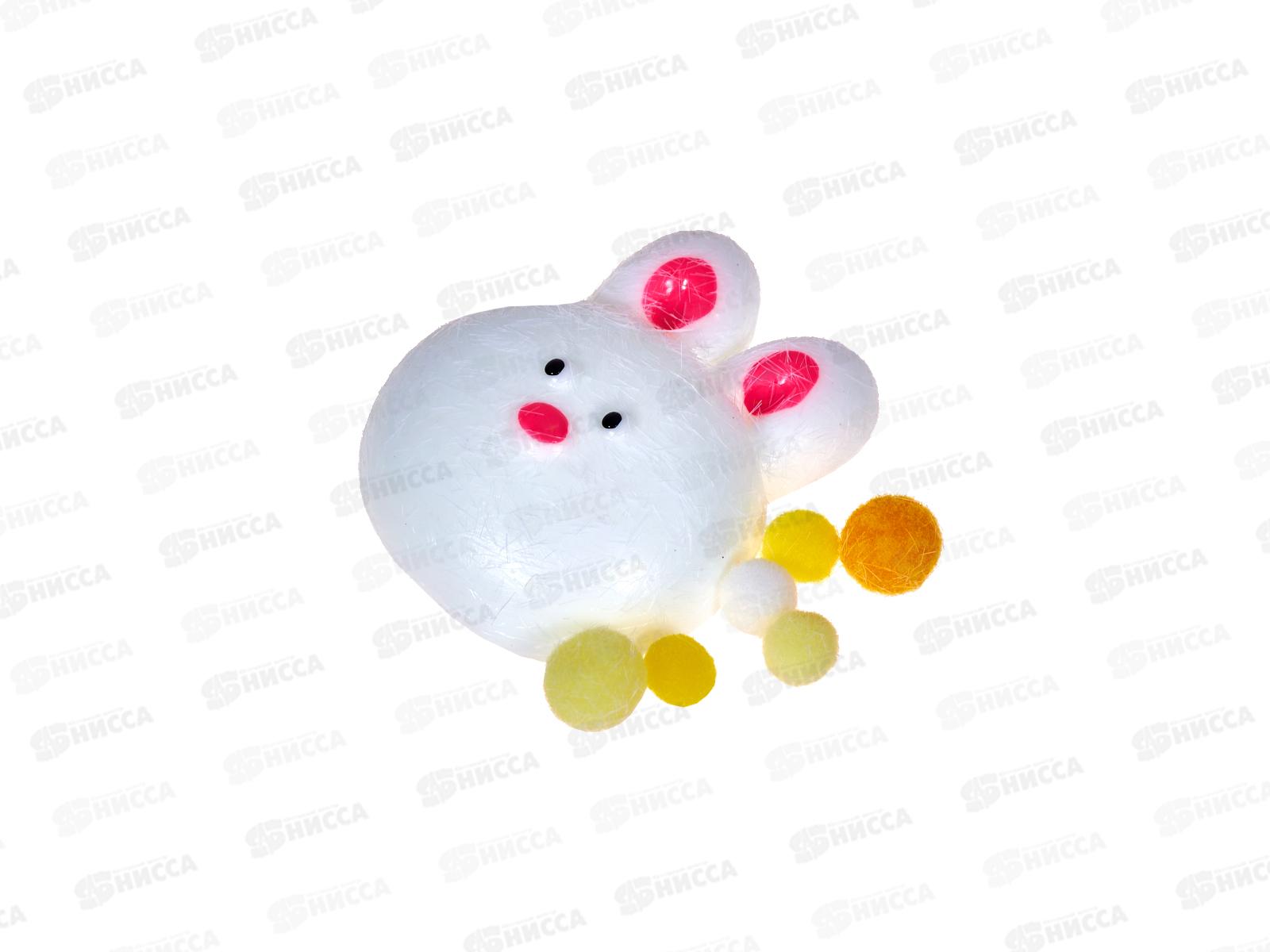 Антистресс-Сквиш №19-9 &quotЗайка Шустрик&quot 7см, пакет  *12