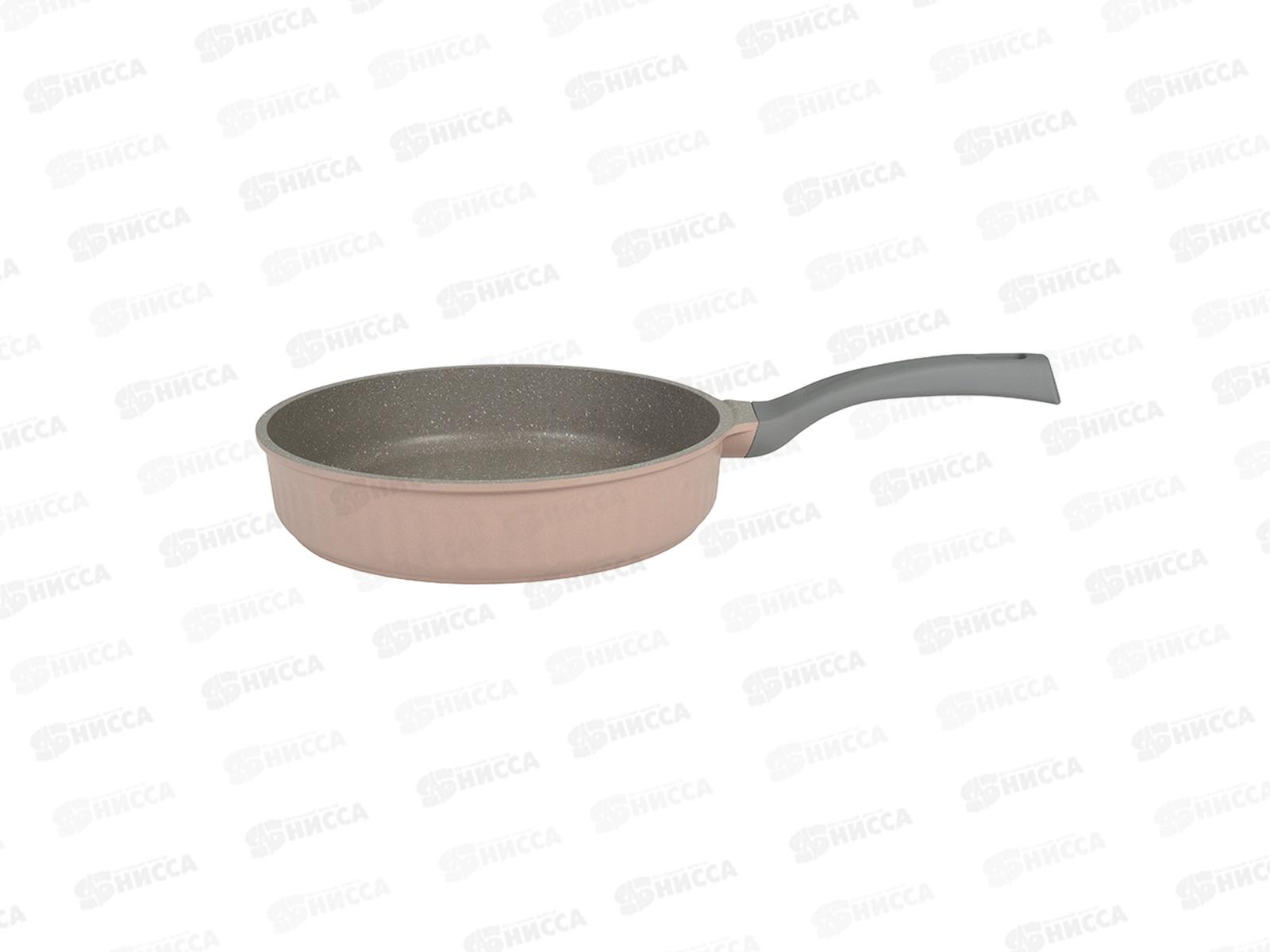 Сковорода Stella cappuccino 280мм с ручкой АП сск280а