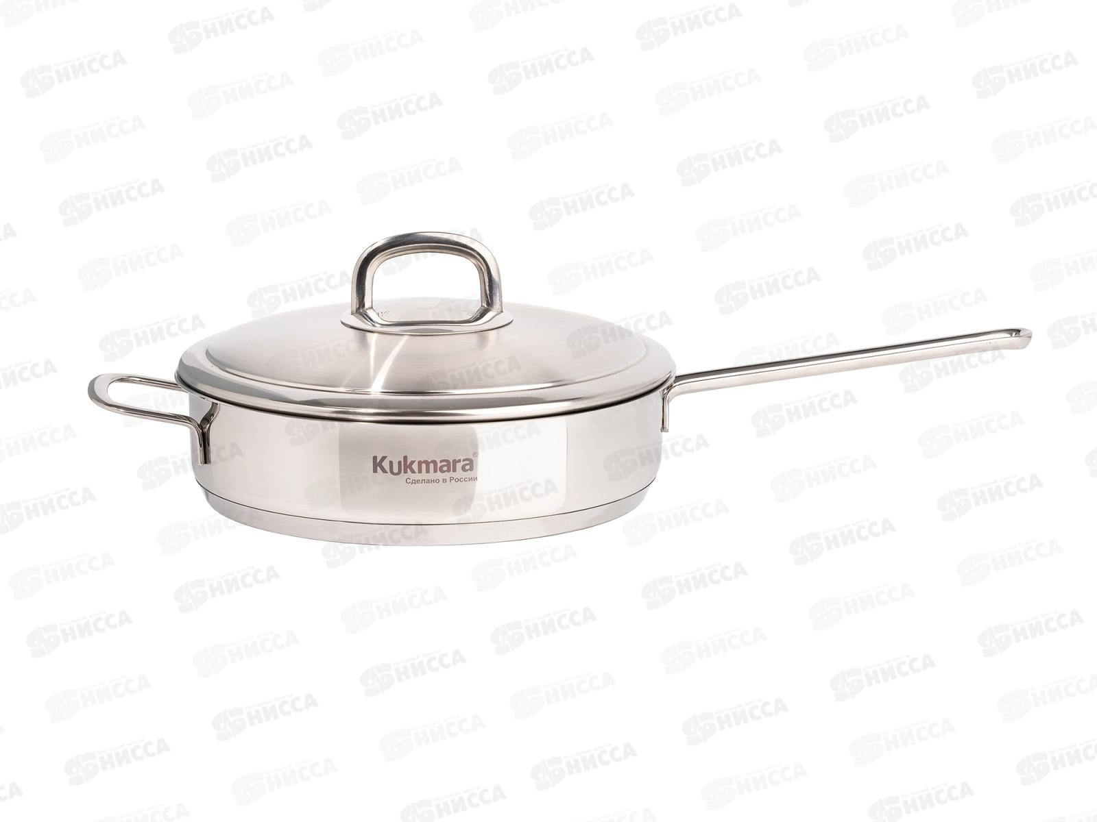 Сковорода &quotSAFIA&quot 2,2л, д.24см со металлической крышкой, SF-FP2224M