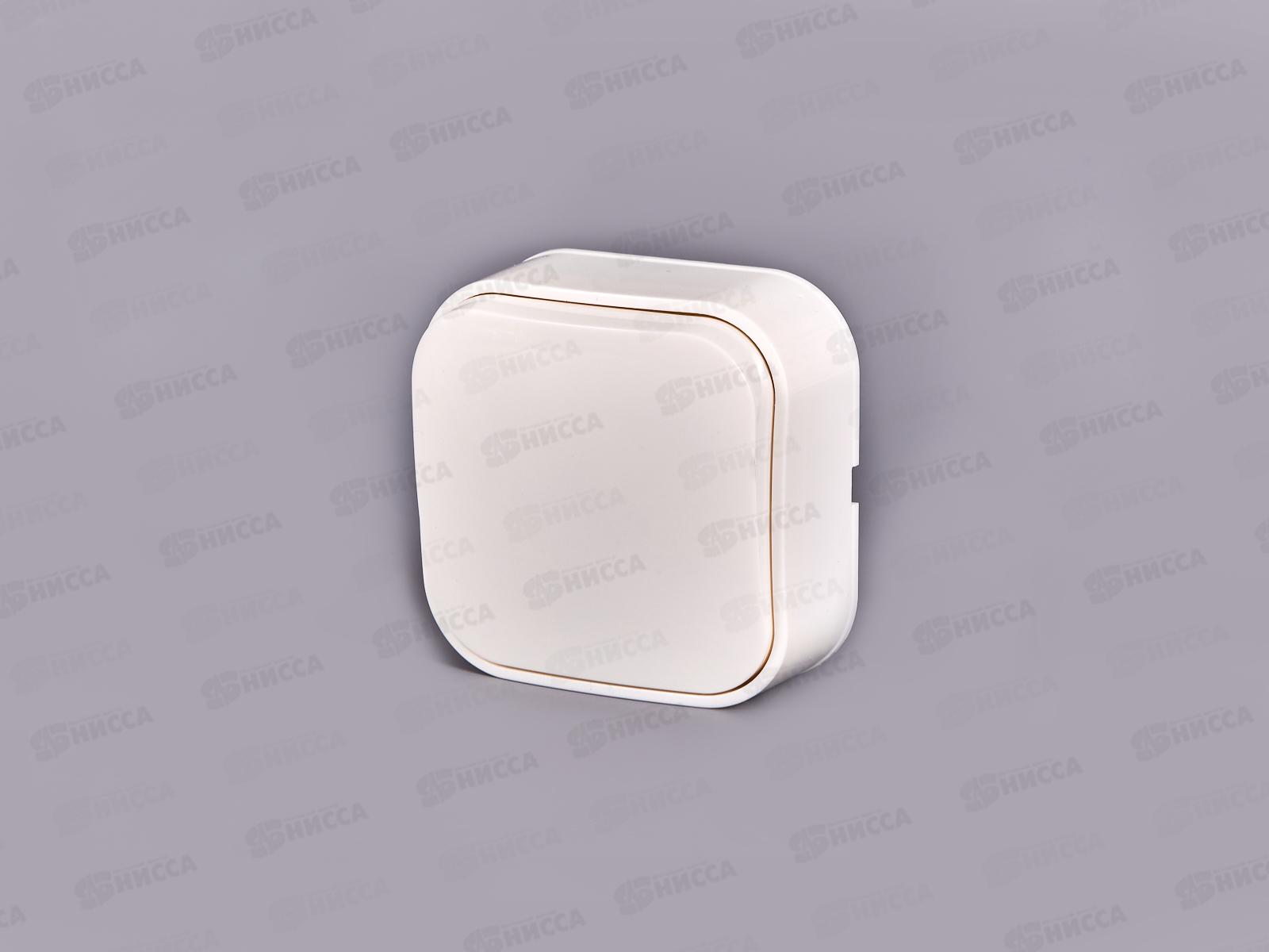 Выключатель IONICH 1-клавиша открытая установка, 10А, 220В белый,1411 *10