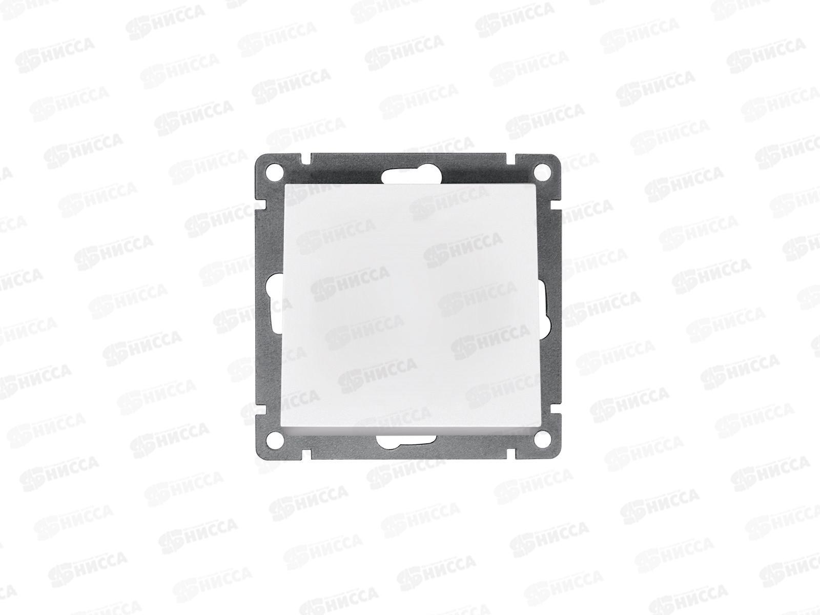 Выключатель Афина 1-клавиша скрытая установка, 10А, 220В белый, А0021*10