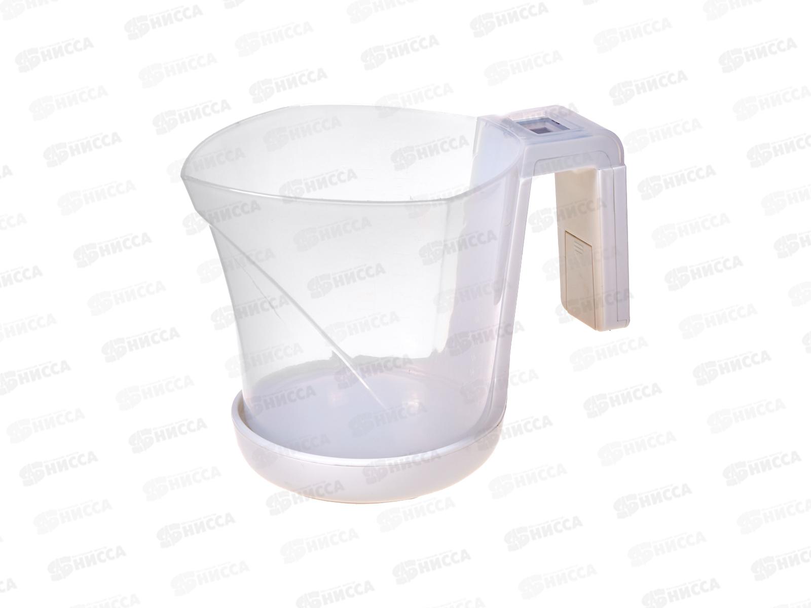 Весы кухонные DO-3021 с мерной кружкой 5кг 1л Добрыня