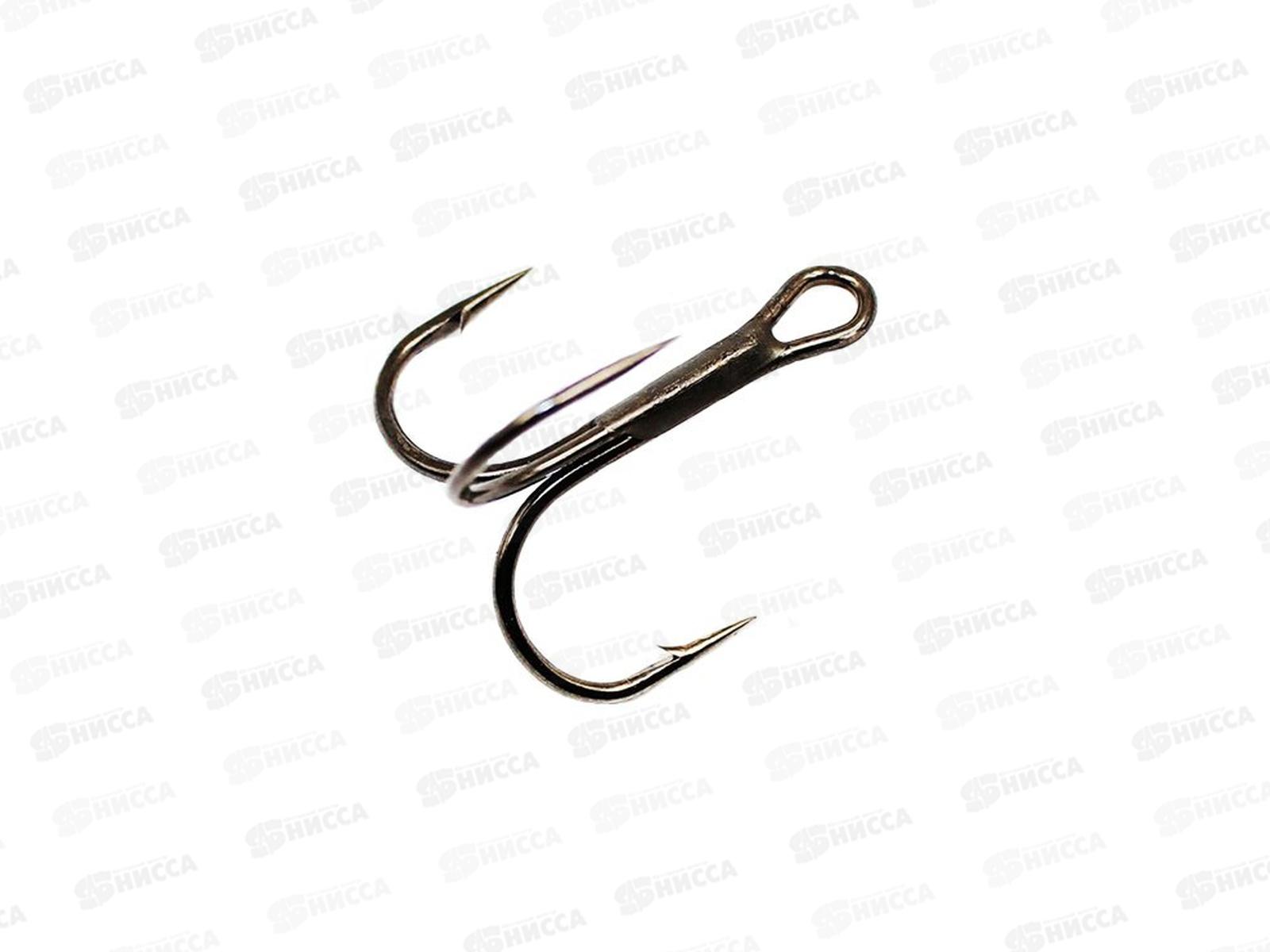 Крючок KOI &quotSLENDER ROUND TREBLE&quot размер 18 (INT) BN тройник (5шт)