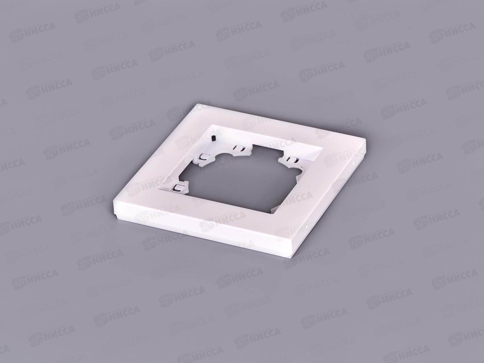 Рамка Афина одноместная белая, А0053*10